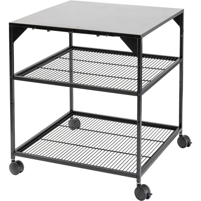 Witt Pizza Table on Wheels Black