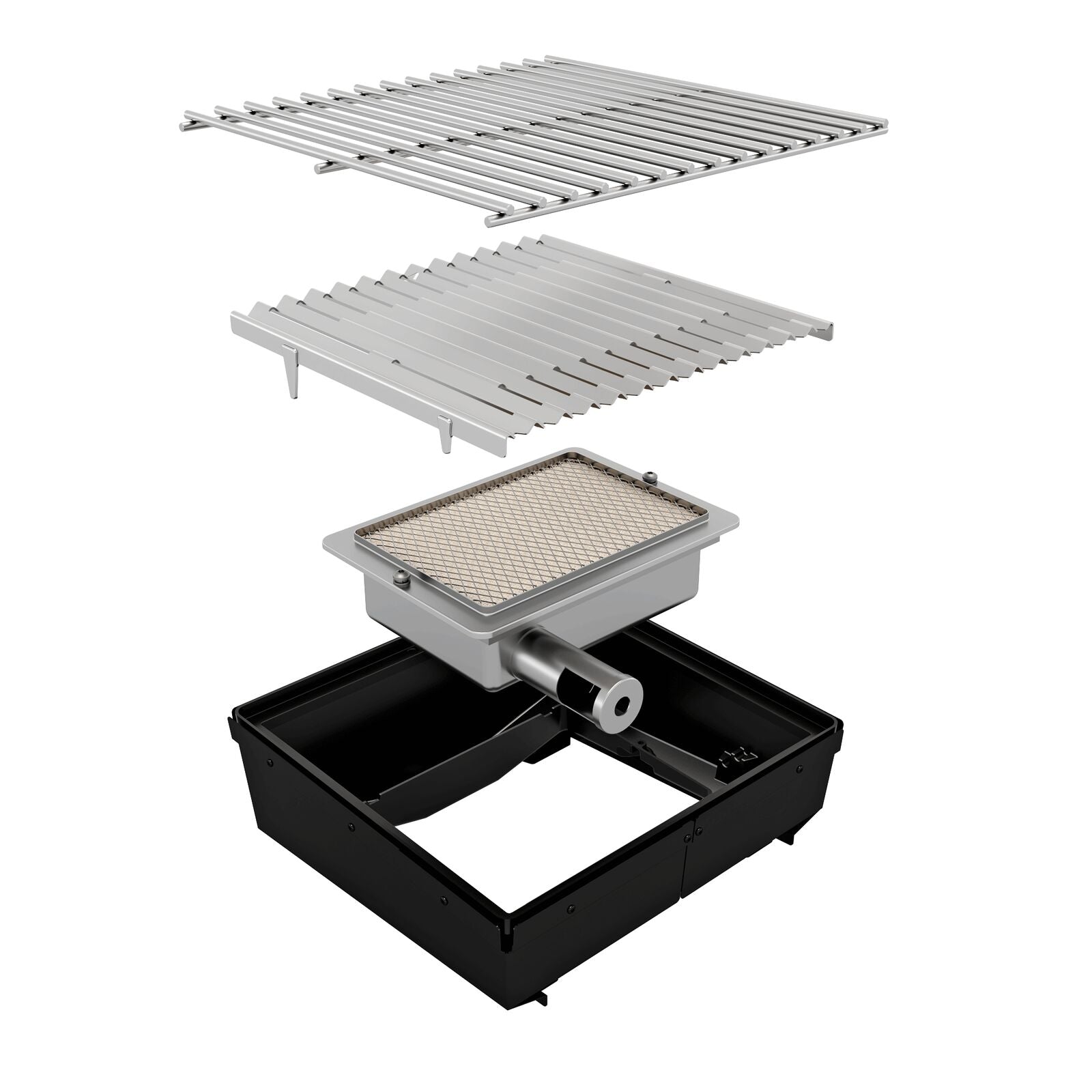 Outdoorchef Blazing zone kit plus 30MBAR, davos UK Gas BBQ Black