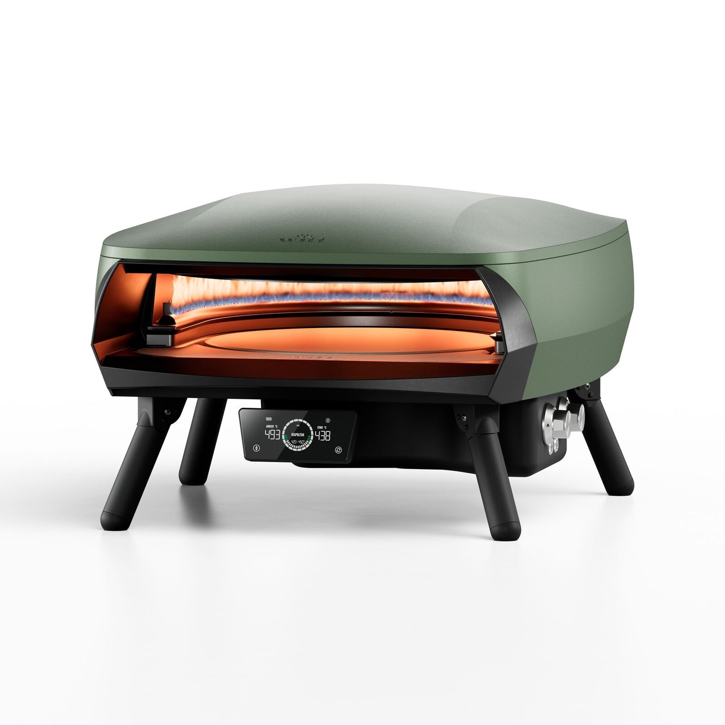 Witt ETNA Rotante Control 16" EU Pizza oven Green