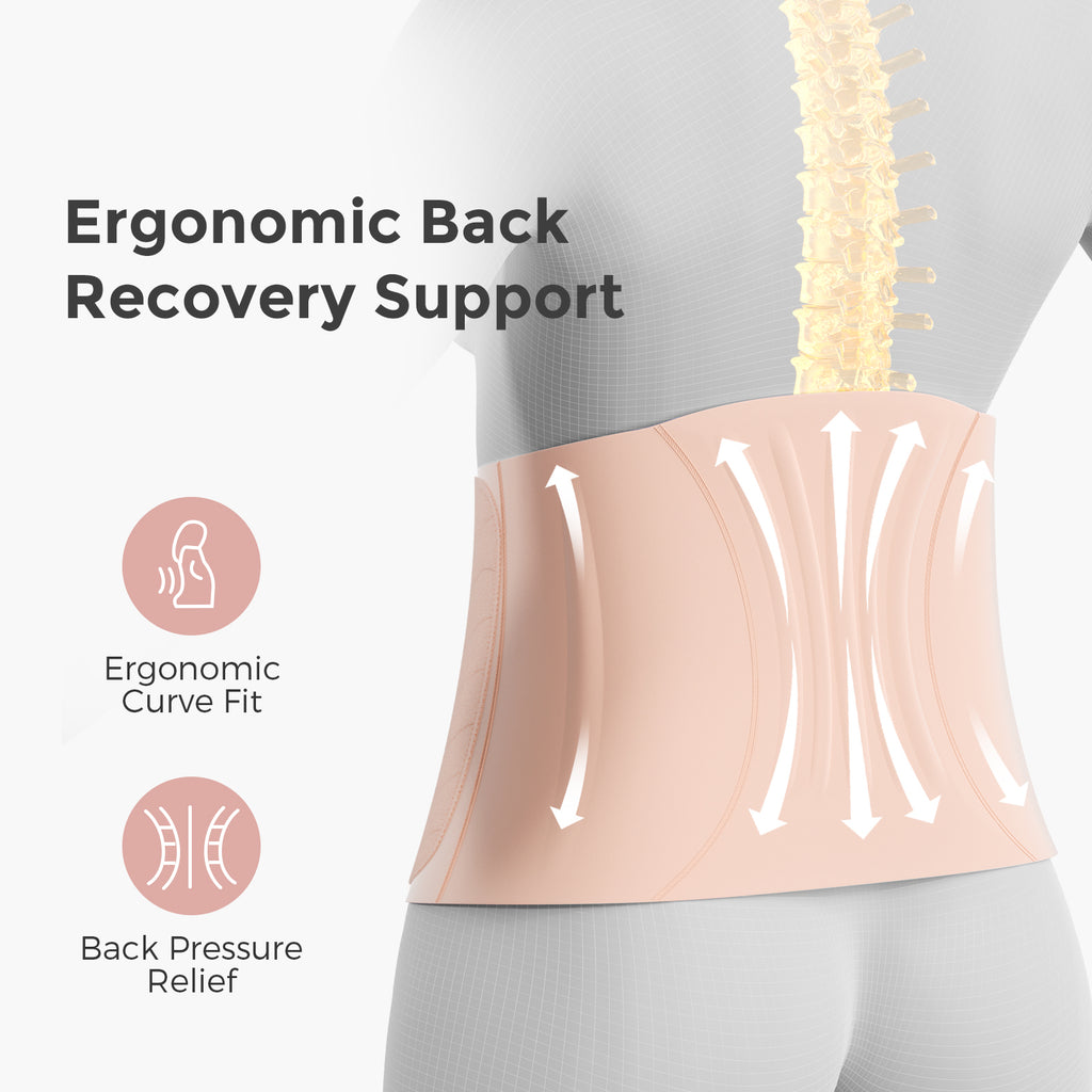 Momcozy Ergowrap L Postpartum Belly Band Oyster Pink