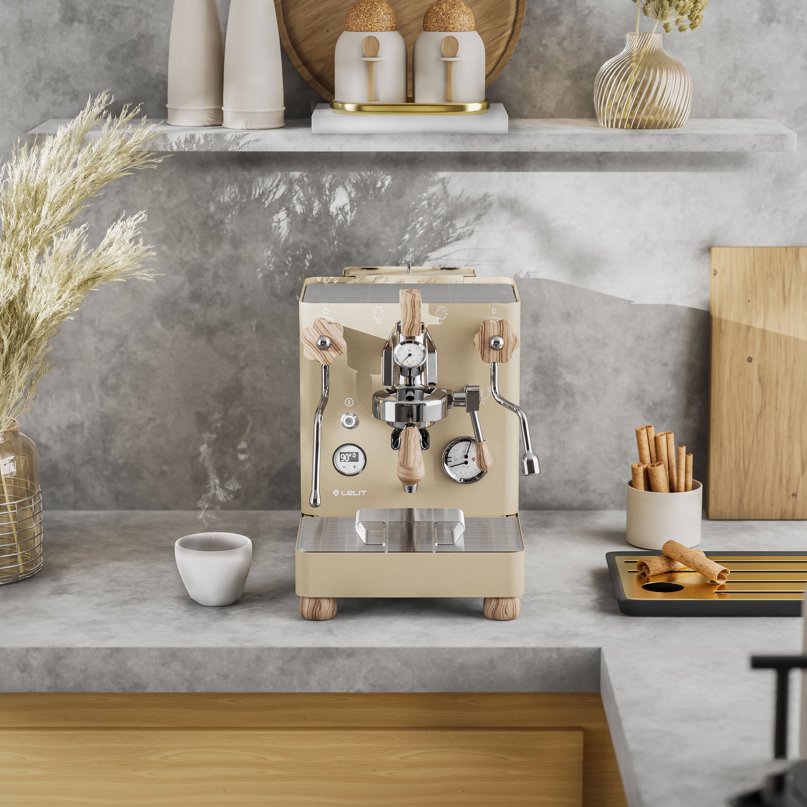 Lelit Bianca Espressomaskine Guld