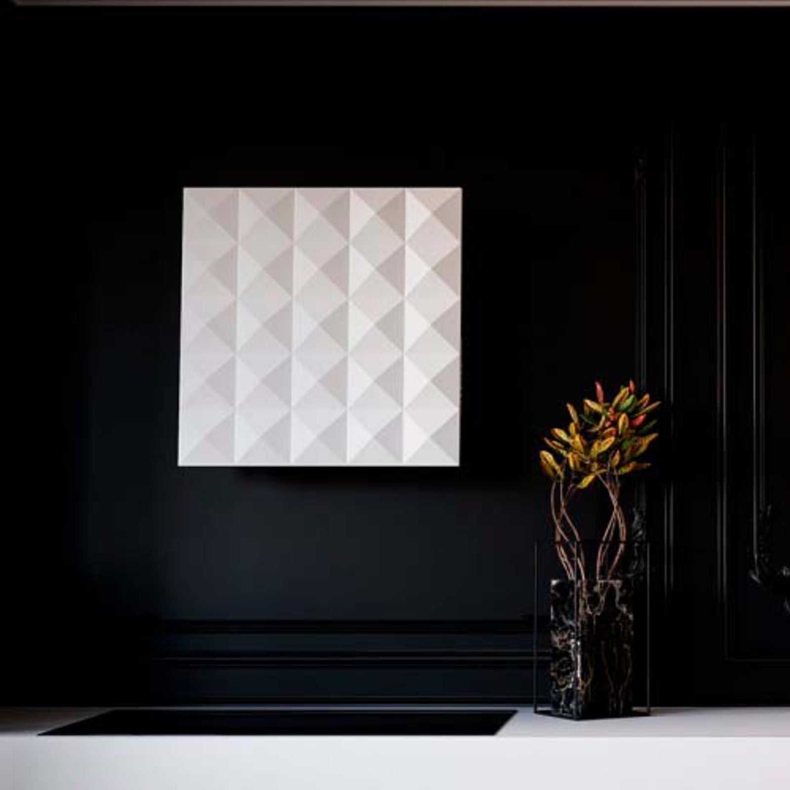 Witt Mosaik Wall hanging hood White