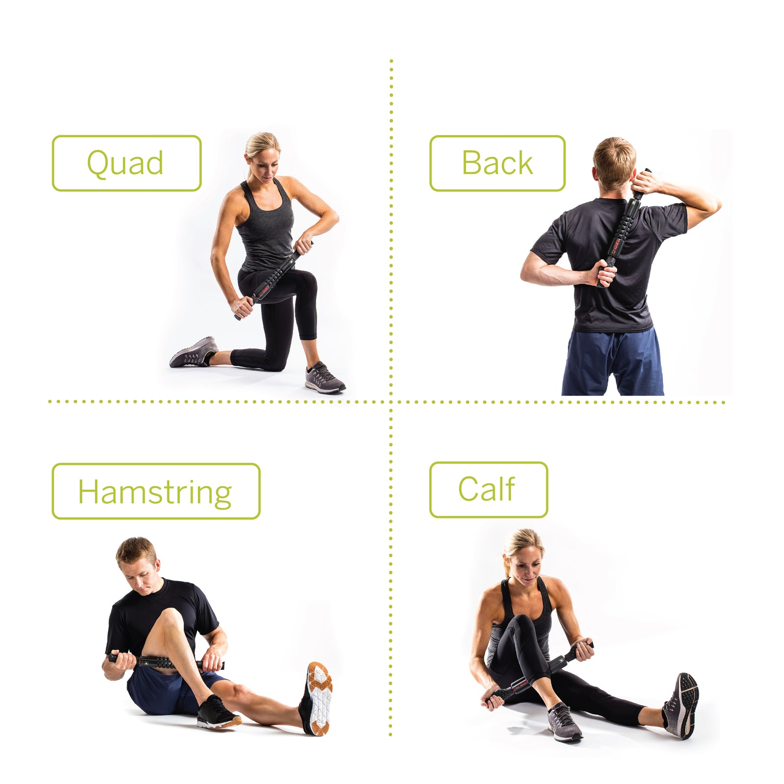 Trigger Point Therapy GRID STK X Massage roller Black