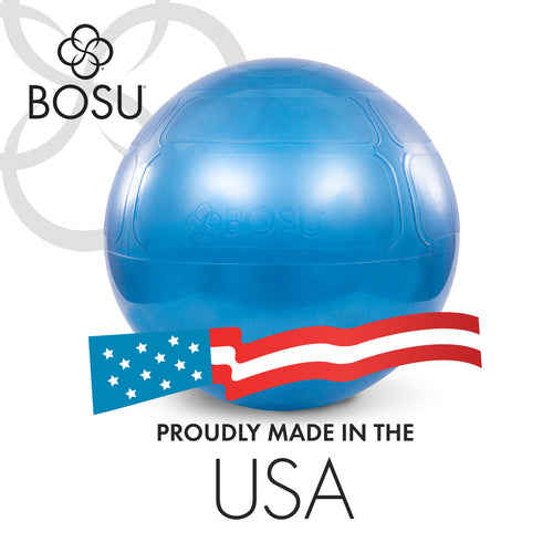 BOSU Træningsbold Fitnessbold Blå 55 cm Fitnessbold Blå
