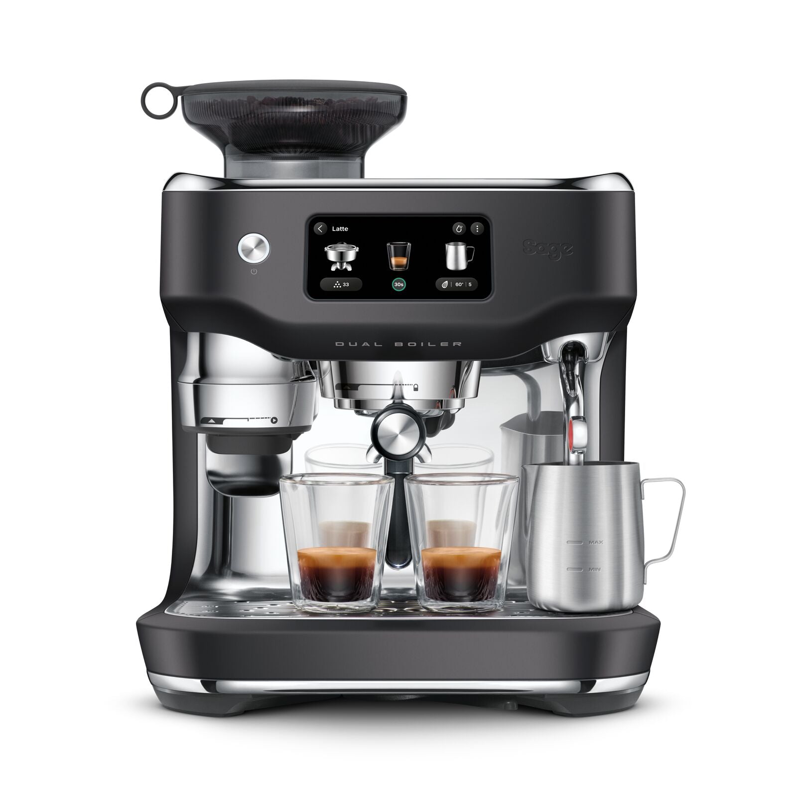 Sage SES 995 BTR Oracle Dual Boiler Espresso machine Black Truffle