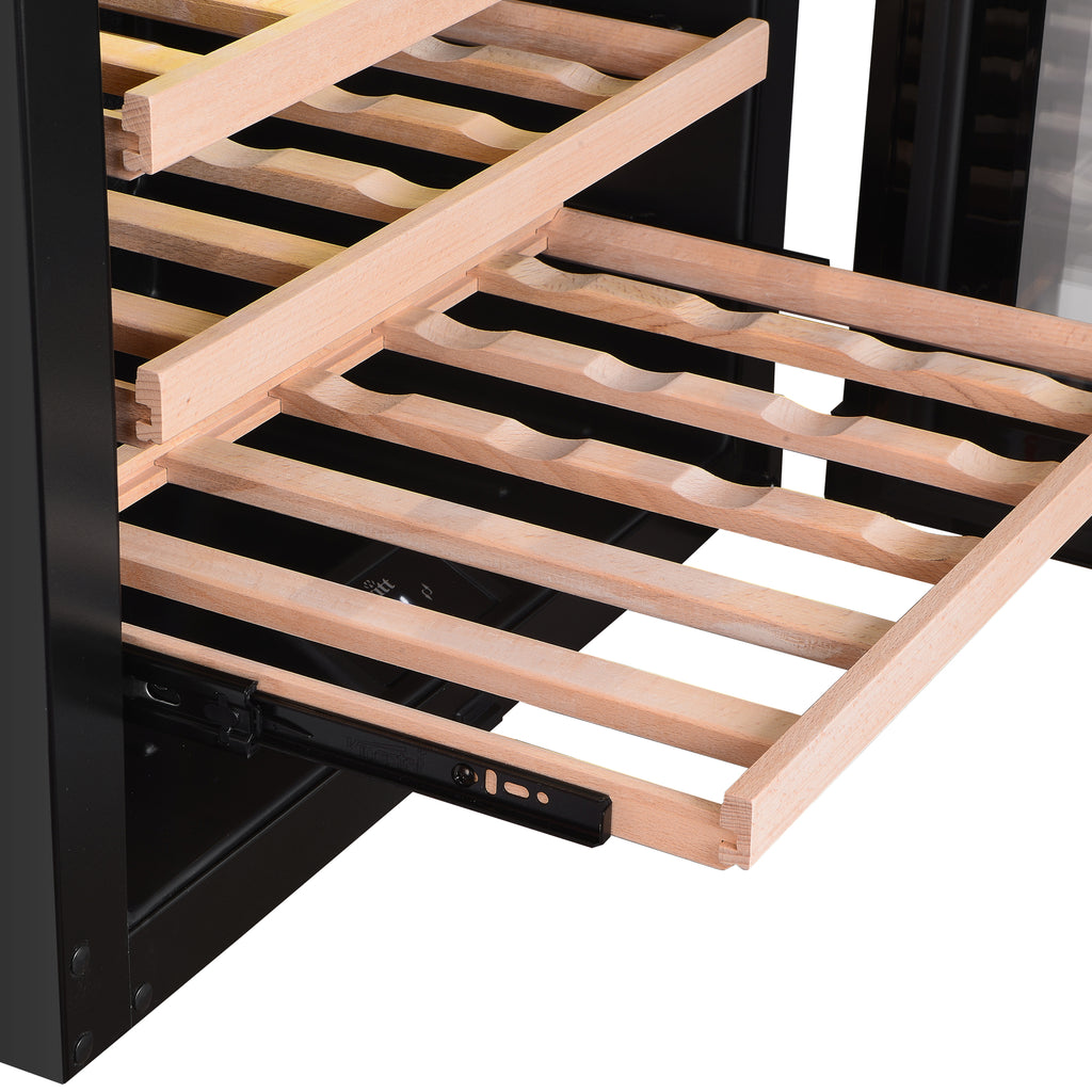 Witt Wine WI6045T-1B24 Indbygget vin Køleskab Sort