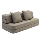 By KlipKlap KK 3 Fold Sofa XL Soft 140 cm Sand m. Sand