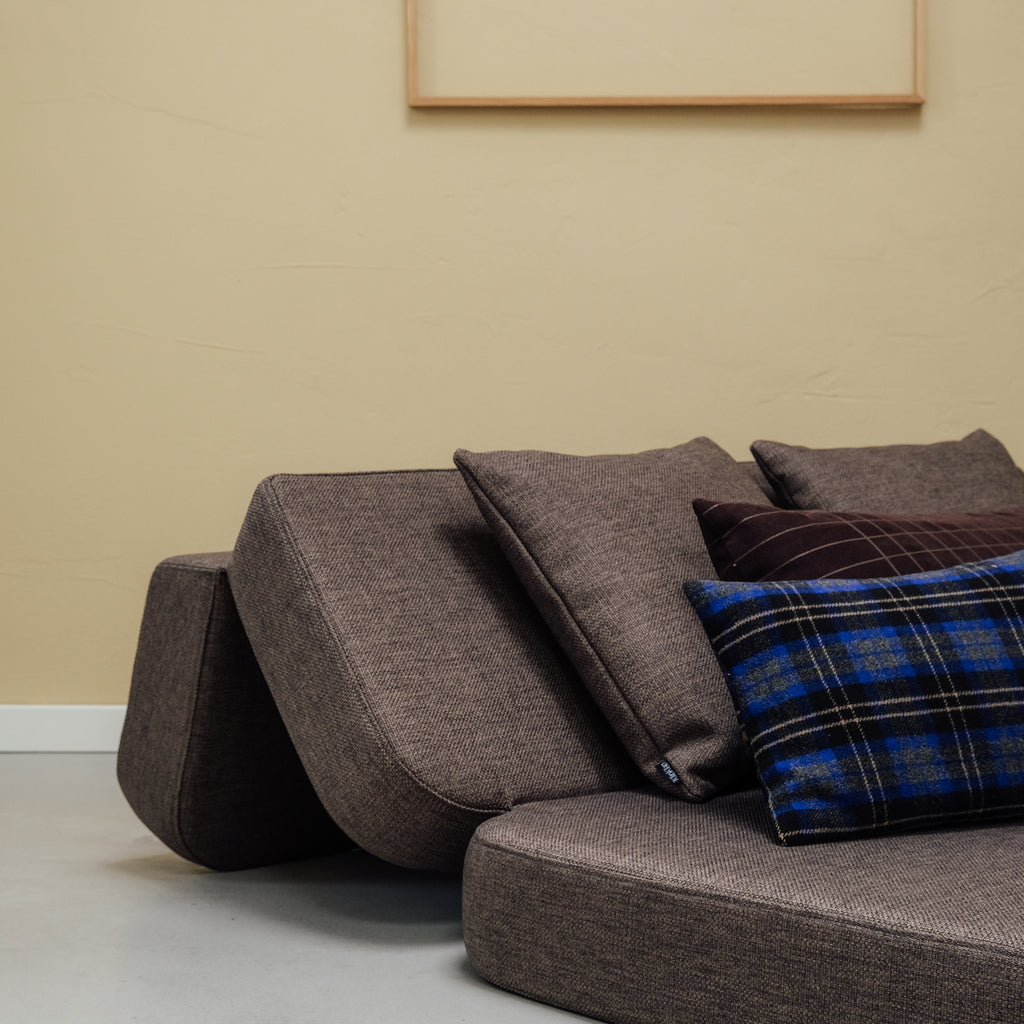 By KlipKlap KK 3 Fold Sofa XL Soft 140 cm Brun m. Sand