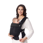 Momcozy Vauva–Taapero Ilmaverkkopehmeä Kantoreppu Musta