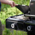 Outdoorchef BBQ station heat X-545 30MBAR UK Gas BBQ Black