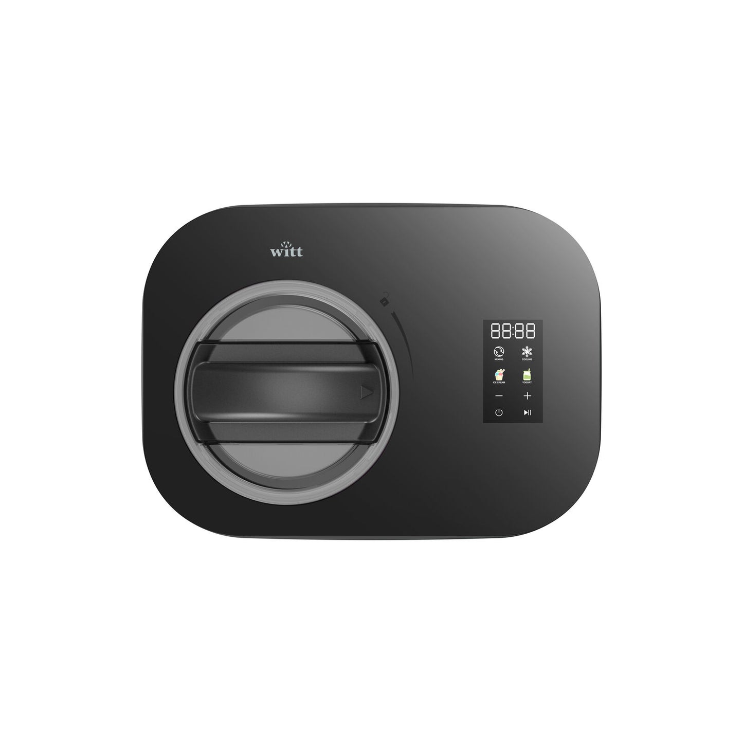 Witt Premium Ice Cream Maker 1L. Black Ice cream maker Black
