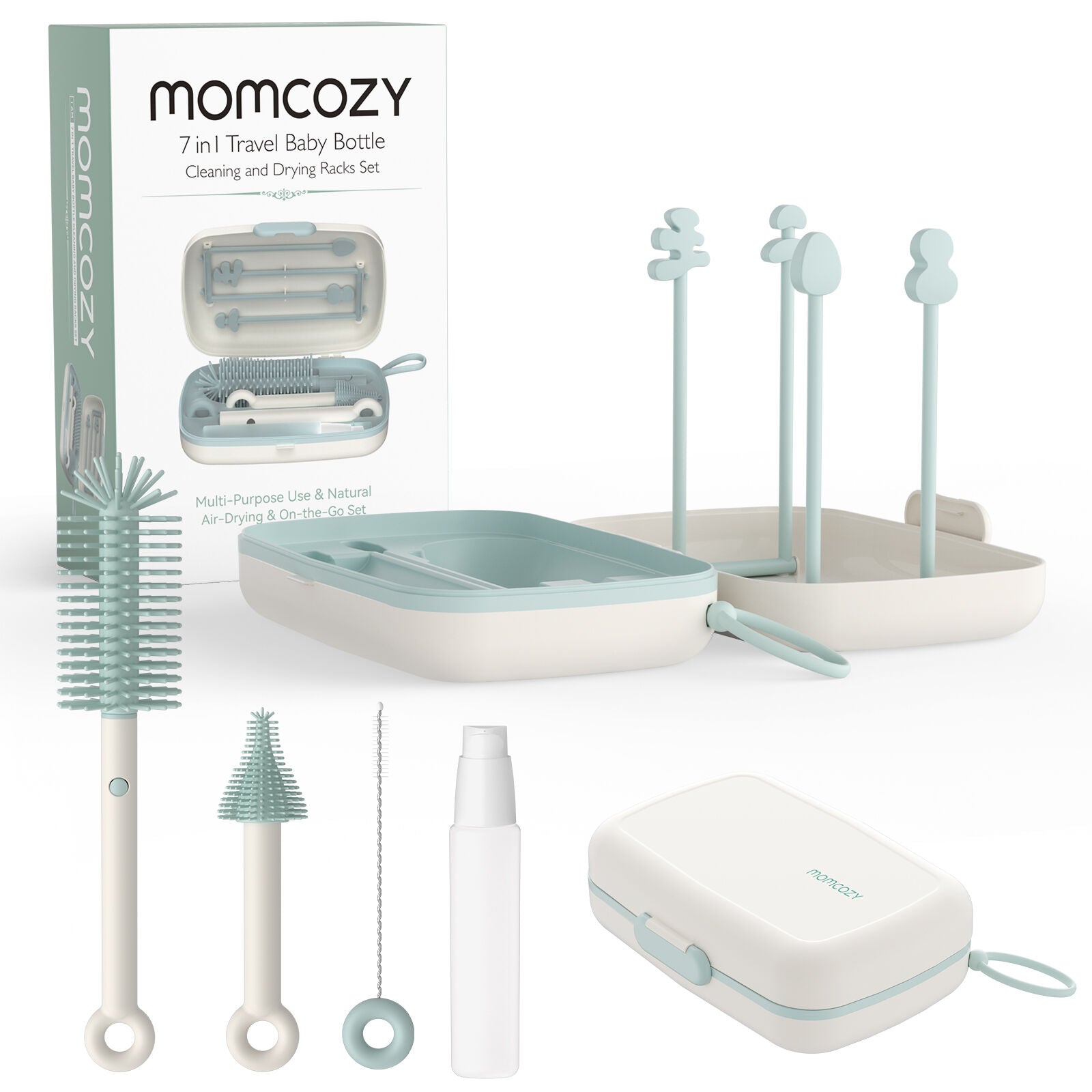 Momcozy 7-i-1 Babyset Grön