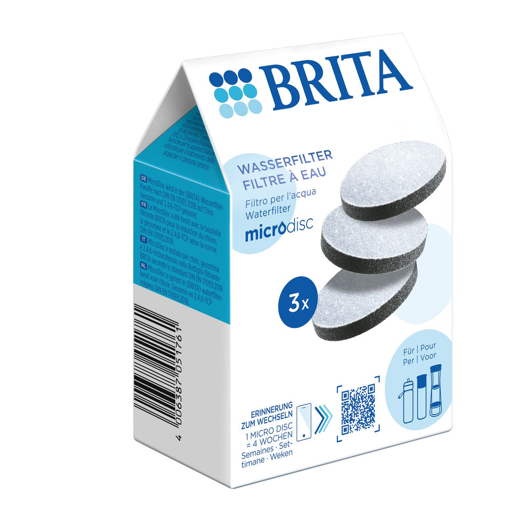 Brita Micro Disc 3-Pack Waterfilter White