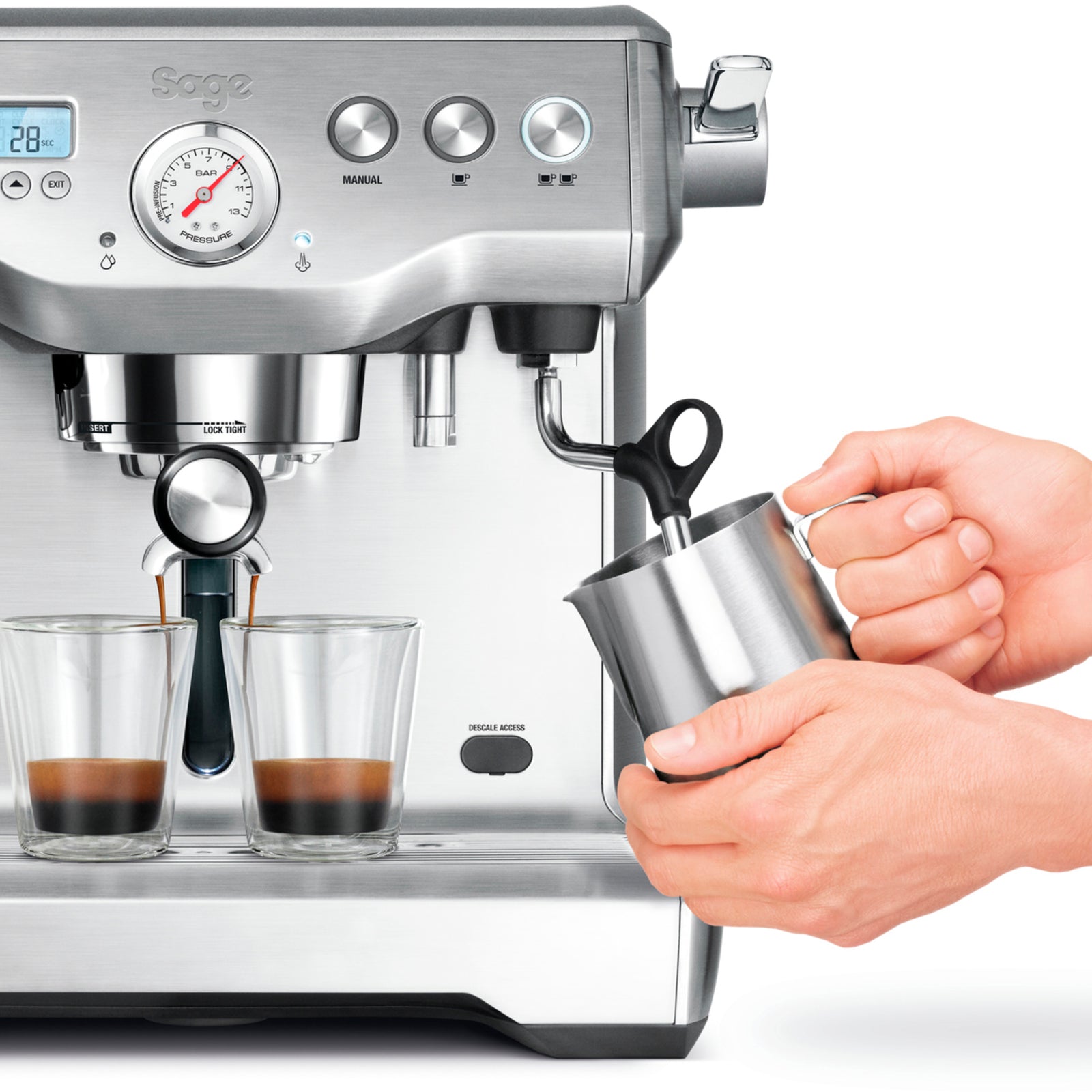 Sage SES 920 BSS Espressomaskine Børstet stål