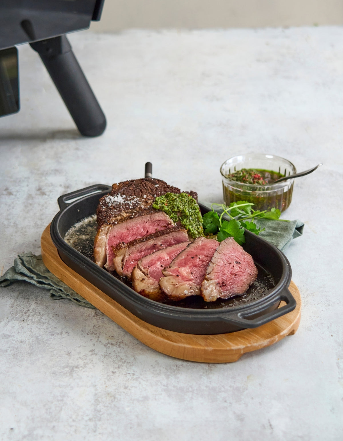 Steak in a Pizza Oven