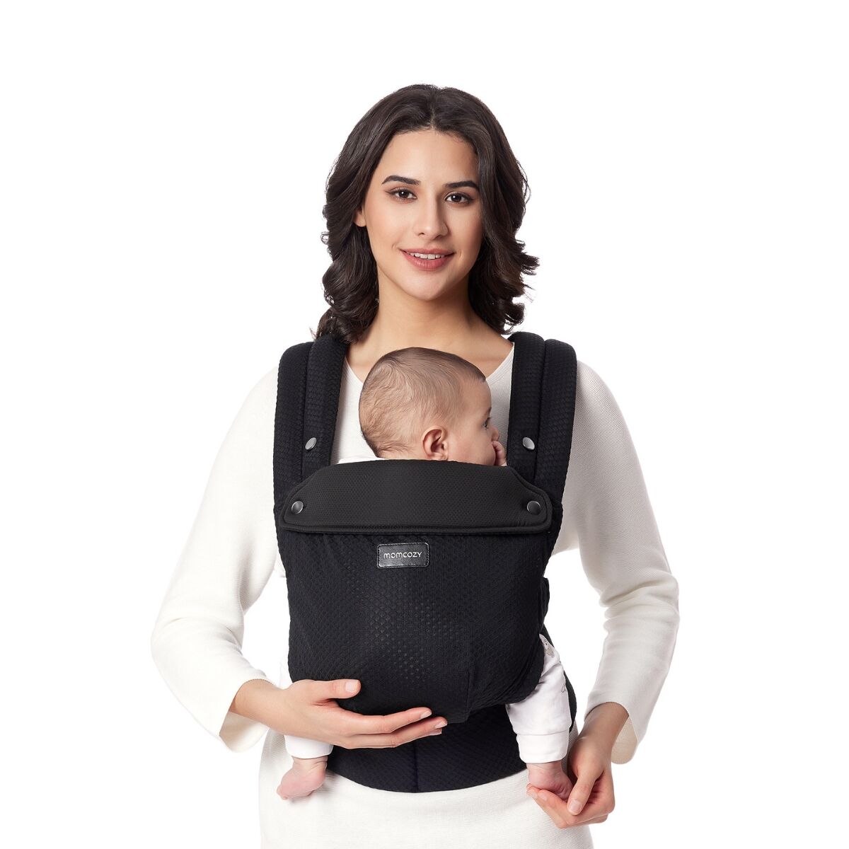 Momcozy Nyfødt til Småbarn Air Mesh Myk Bæreselle Svart