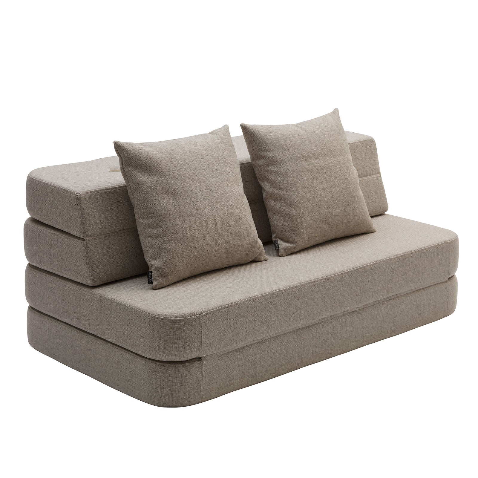 By KlipKlap KK 3 Fold Sofa 120 cm Beige w. Sand