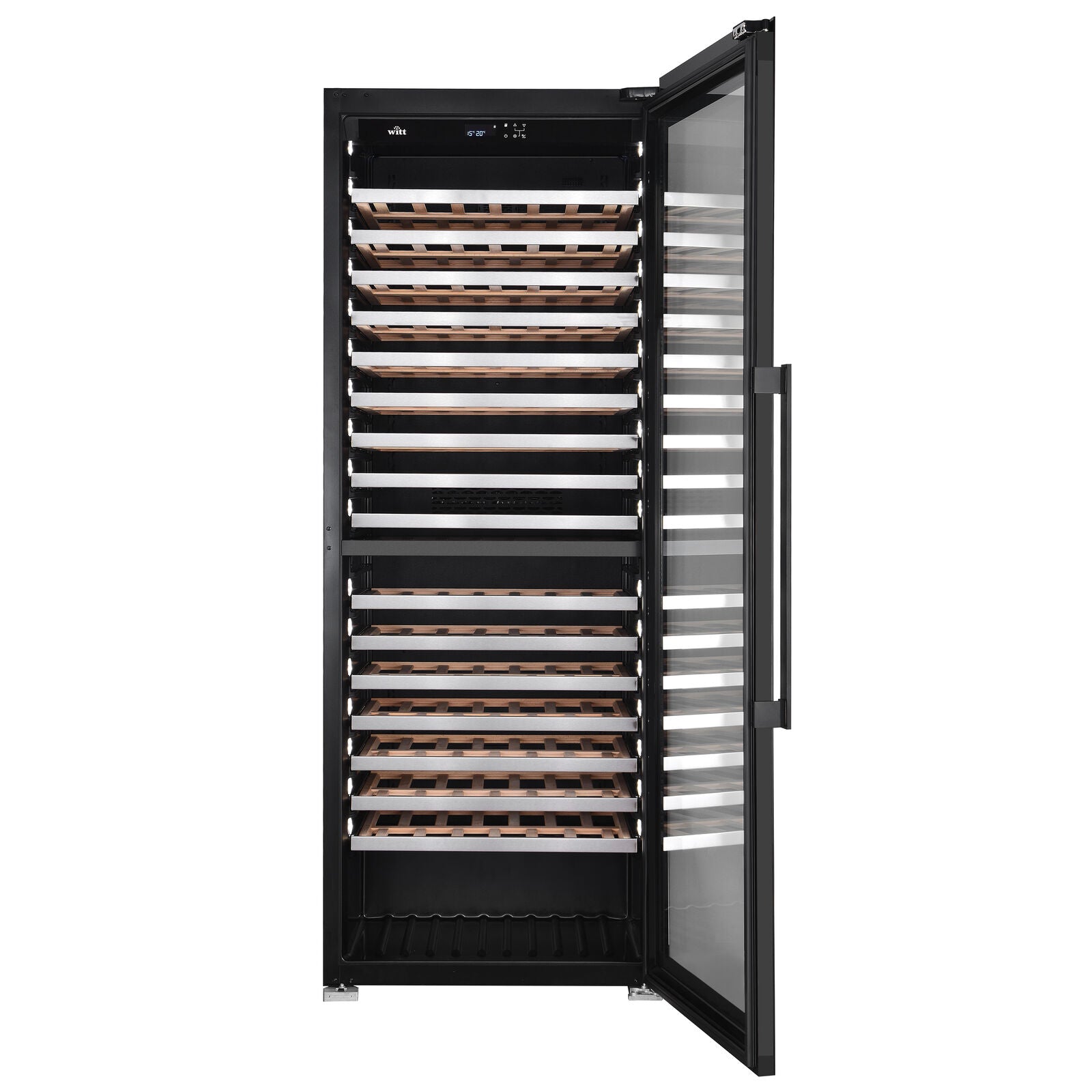 Witt WF75201H-2B240 Fritstående vinskab Sort