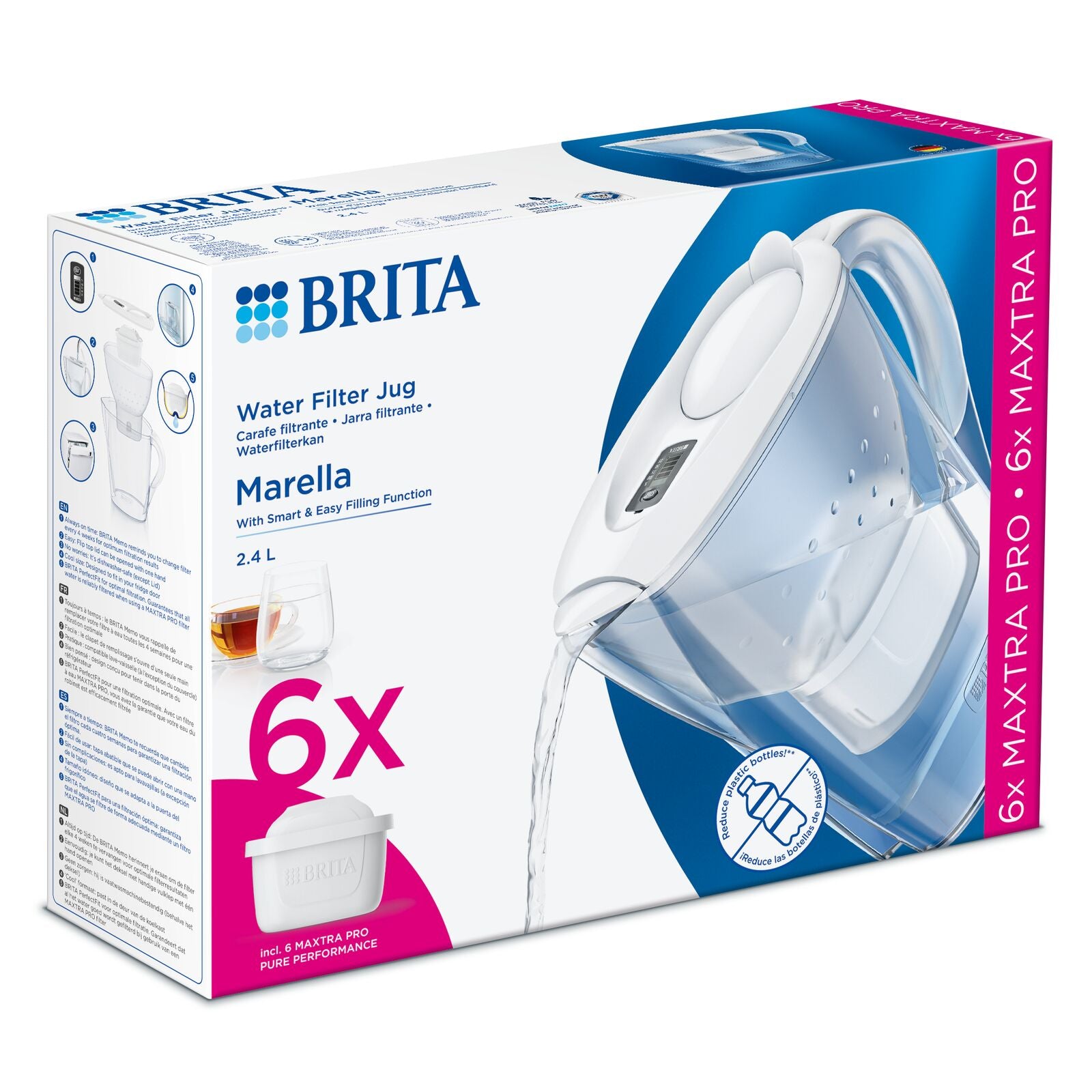Brita Marella + 6 MXPro Bundle White