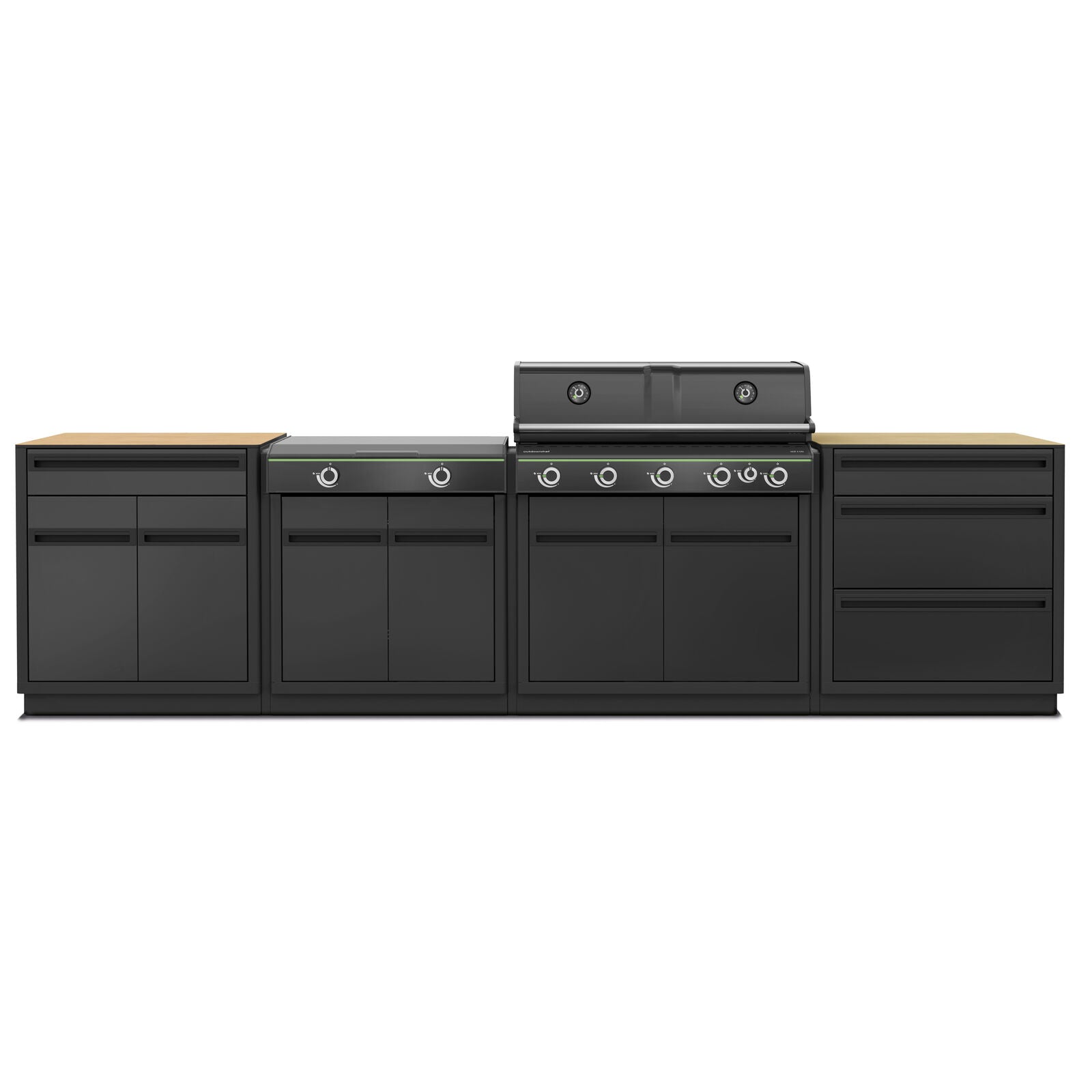 Outdoorchef KITCHEN HEAT X-515/245 30MB HPL Gas BBQ Black