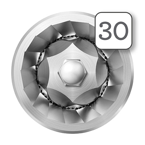 54 mm stainless steel portafilter delivers full flavour with dual and single wall filters