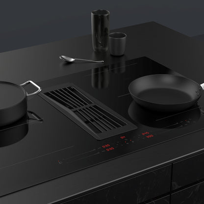 Witt Classic Heat 80 R Hood in hob Black