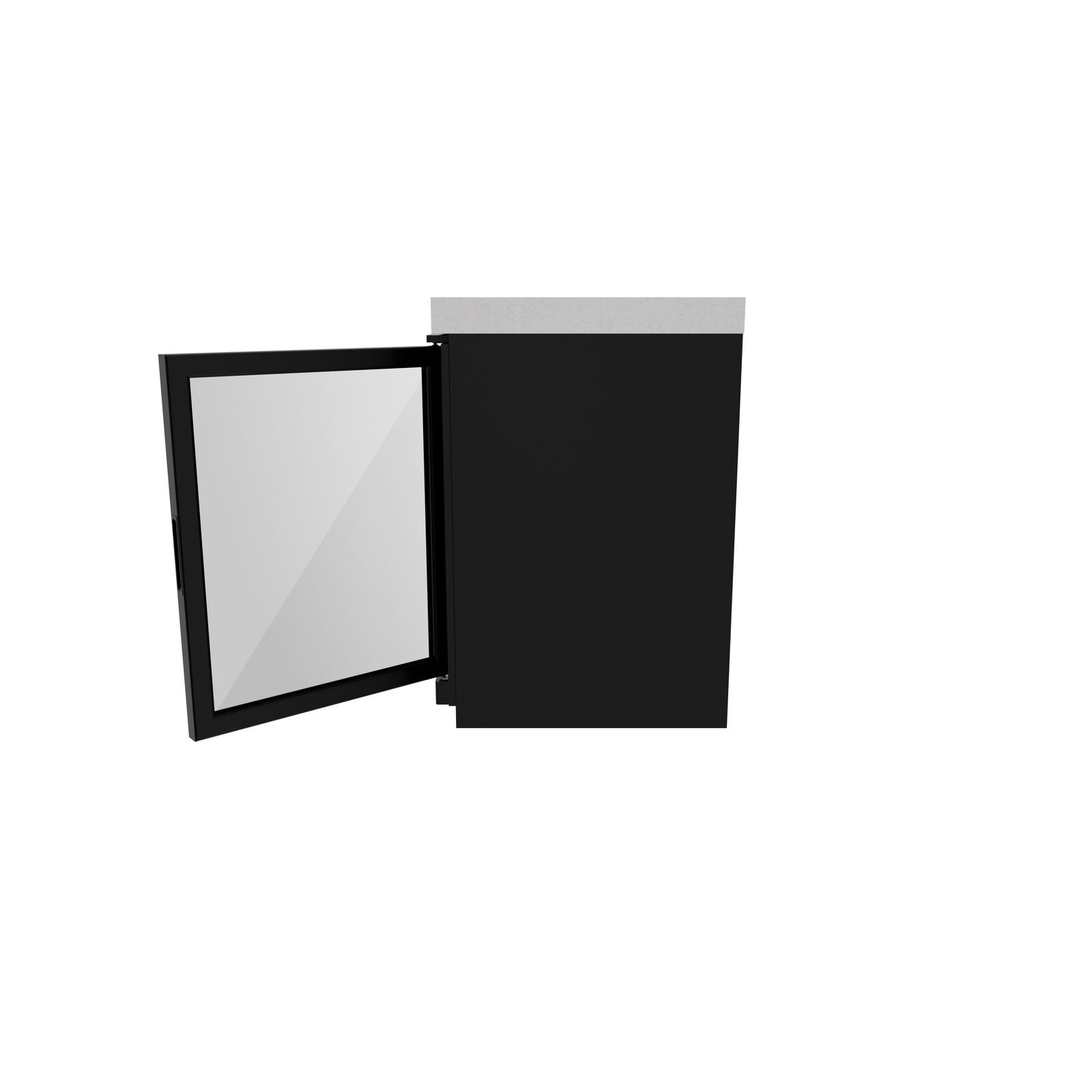 Everdure Enkelt Dørs Drikkekøler Modul Sort Finish Gasgrill Sort