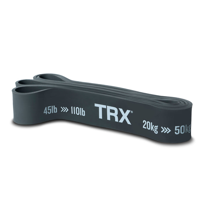TRX Elastiske Modstandsbånd, 20-50 kg, Medium Elastikbånd til træning Grå
