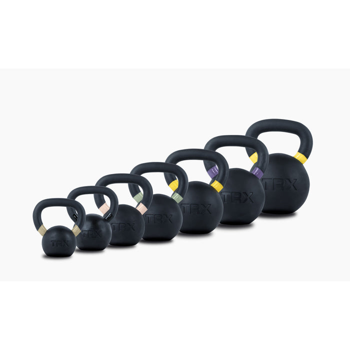 TRX Kettlebell 36 kg, gummibelagt Kettlebells Sort