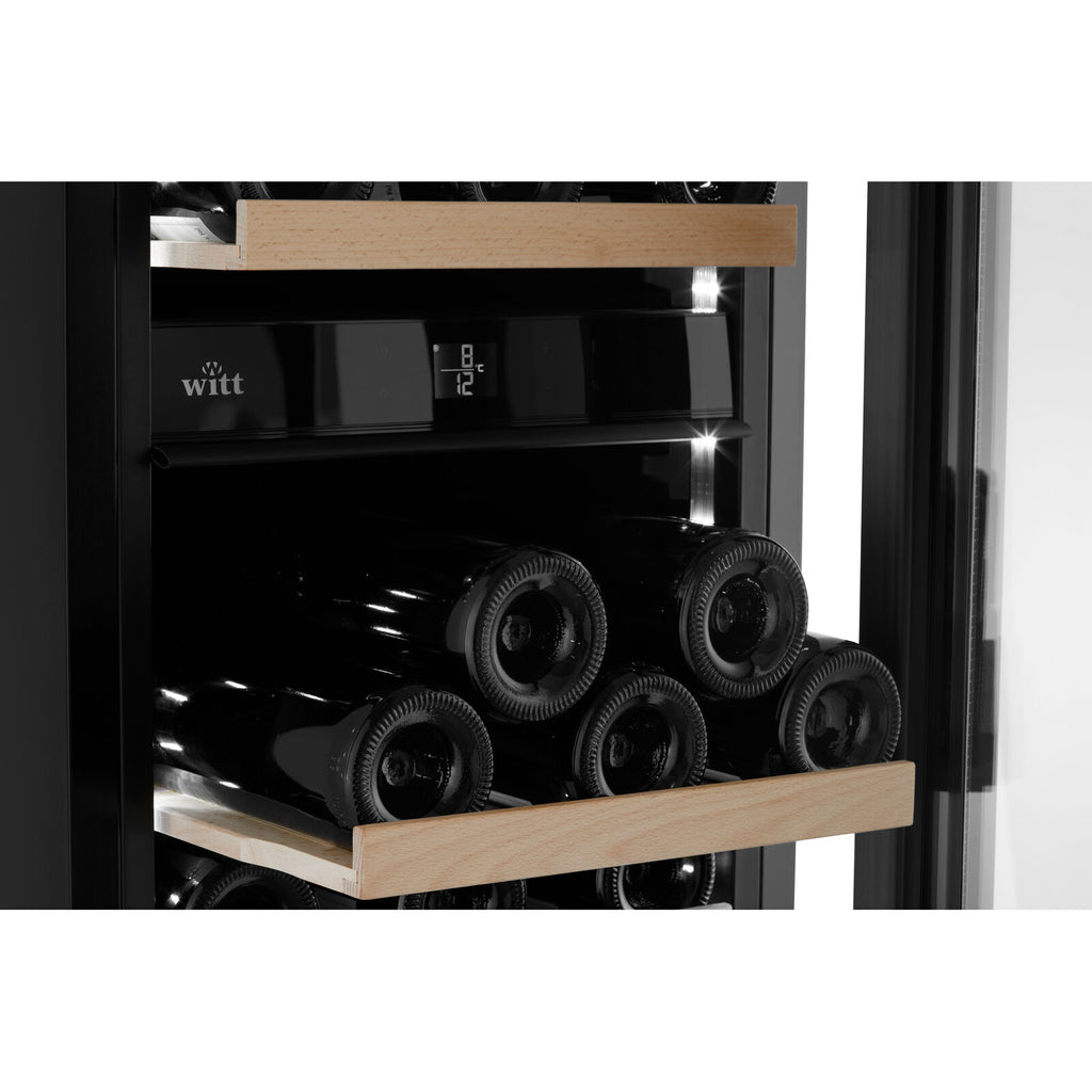 Witt WU4070P-2B29 Tabletop wine cabinet Black