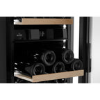 Witt WU4070P-2B29 Tabletop wine cabinet Black