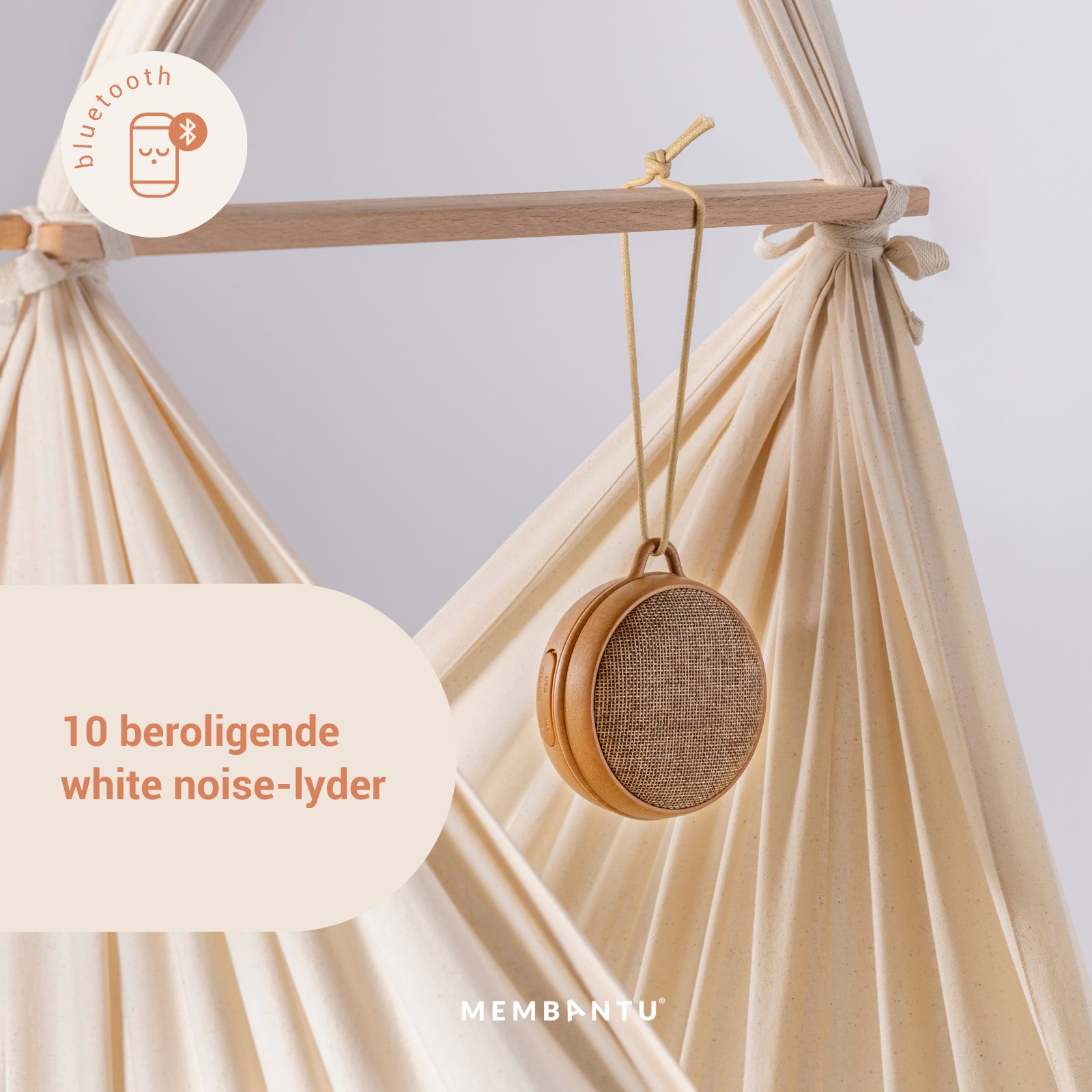 Membantu White Noise Speaker - Echo01 Wood