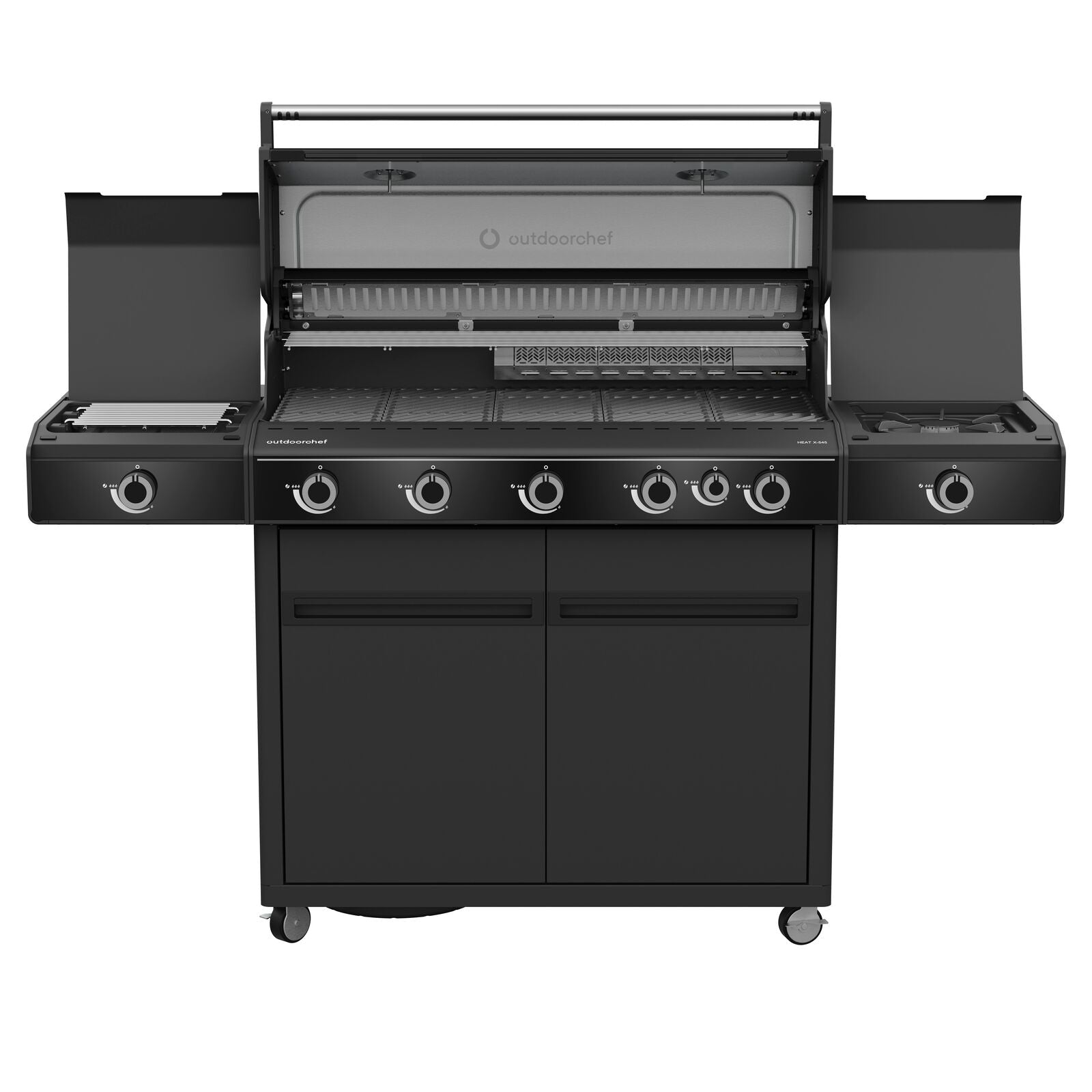 Outdoorchef BBQ STATION HEAT X-545 30MBAR Gas BBQ Black