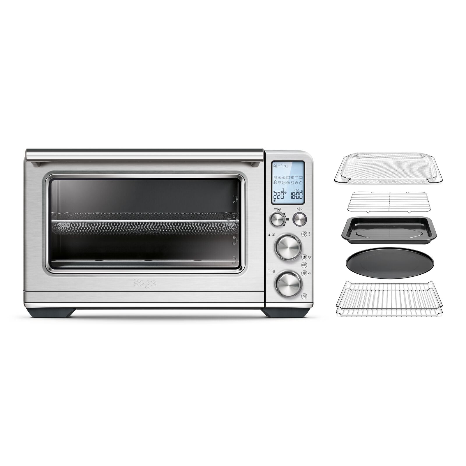 Sage SOV905BSS Smart Oven Air Fryer XL Mini oven Silver