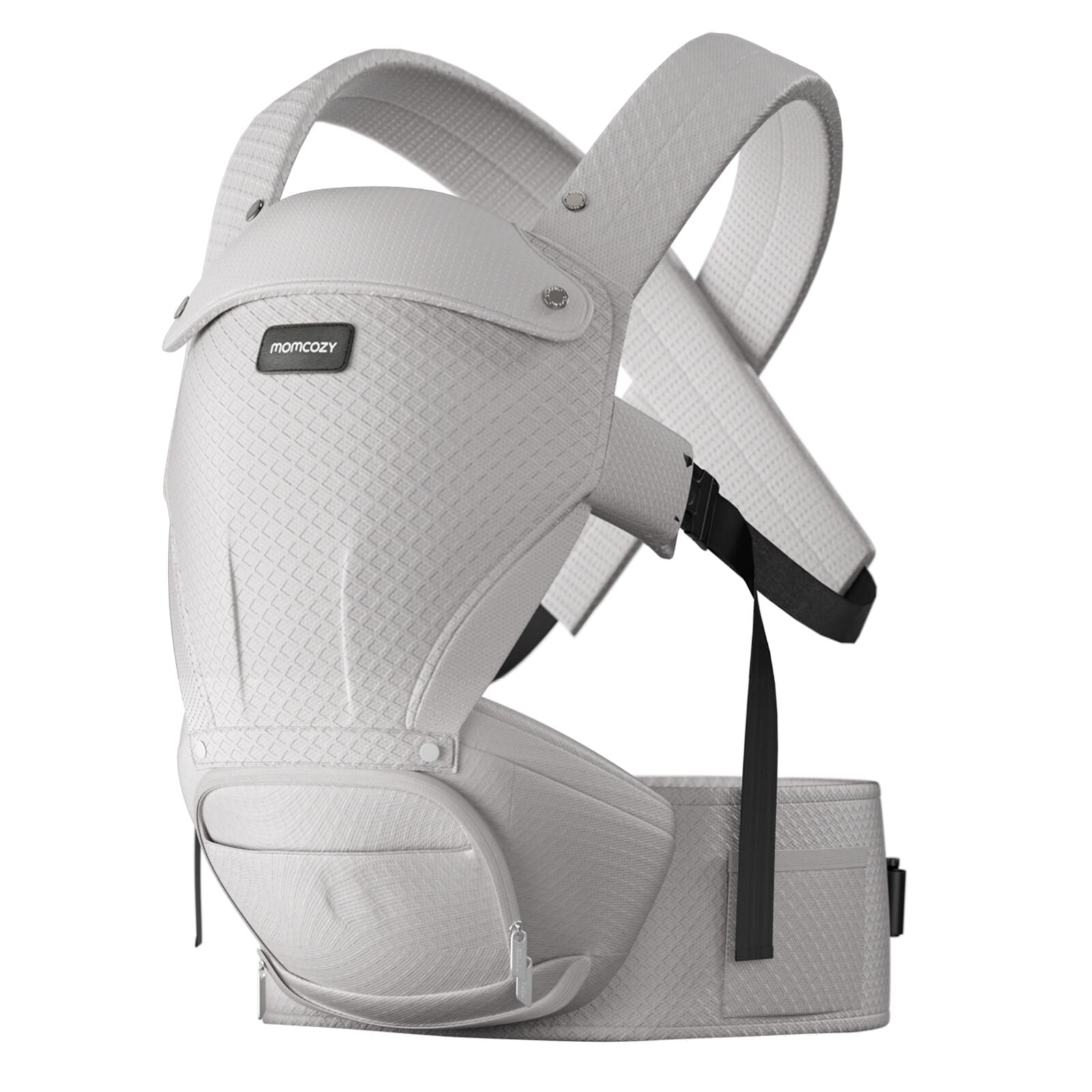 Momcozy Bæresele Air Mesh Hoftebærer Grå