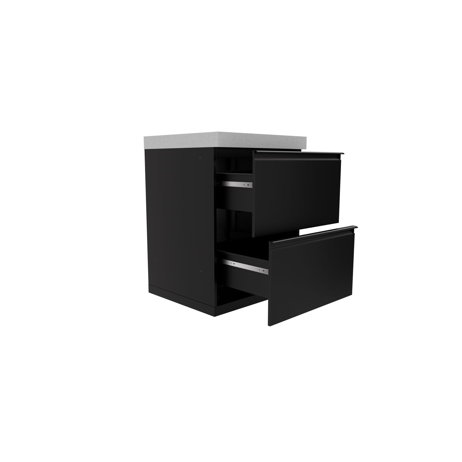 Everdure Dobbelt Skuffemodul Sort Finish Gasgrill Sort