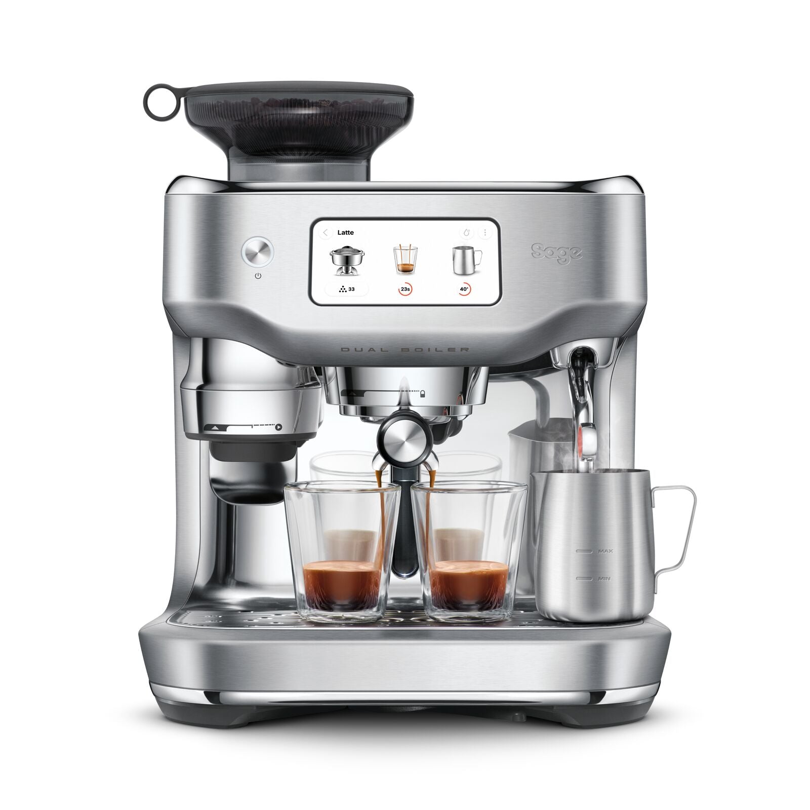 Sage SES 995 BSS Oracle Dual Boiler Espresso machine Brushed Stainless Steel