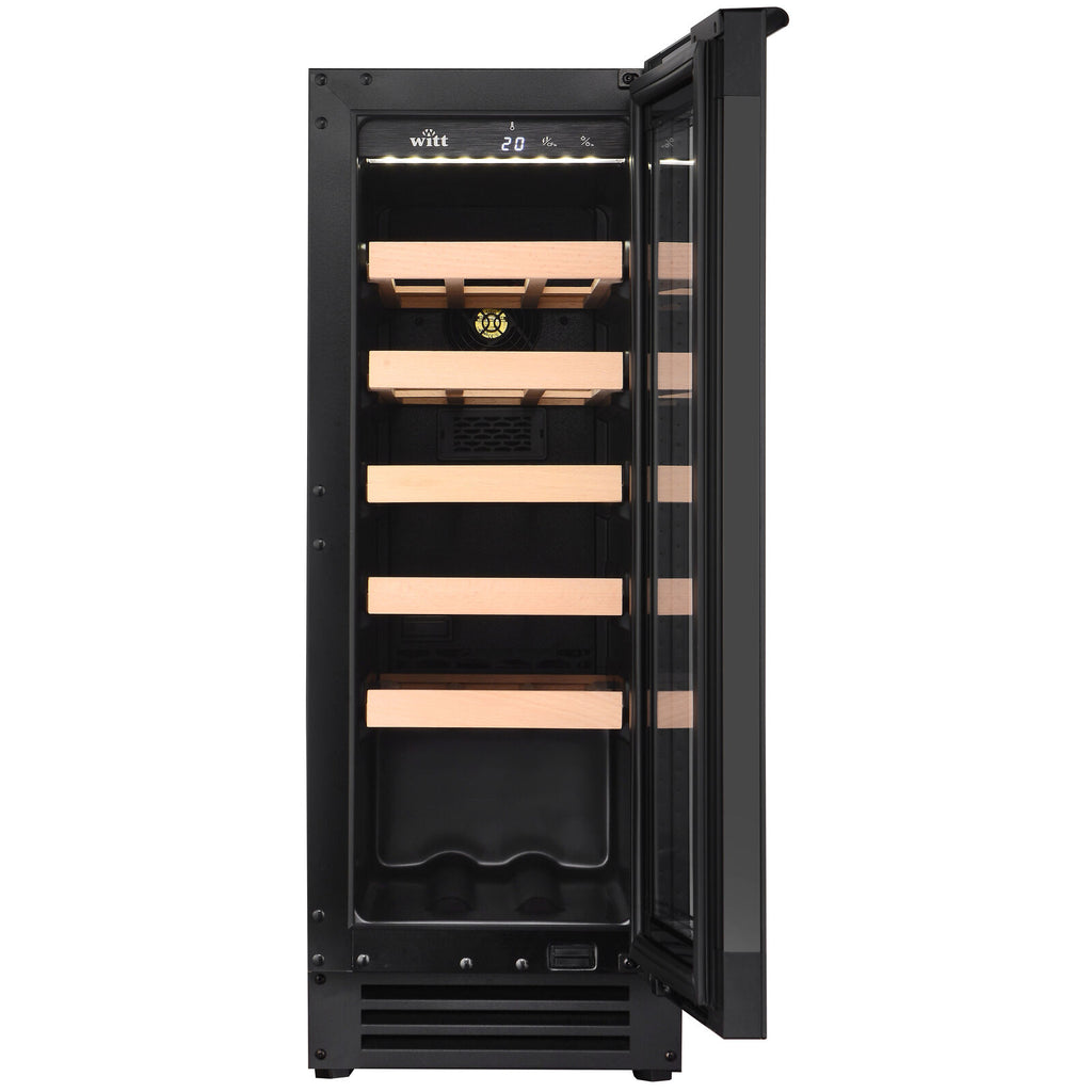 Witt WCU3082-1BG Tabletop wine cabinet Black