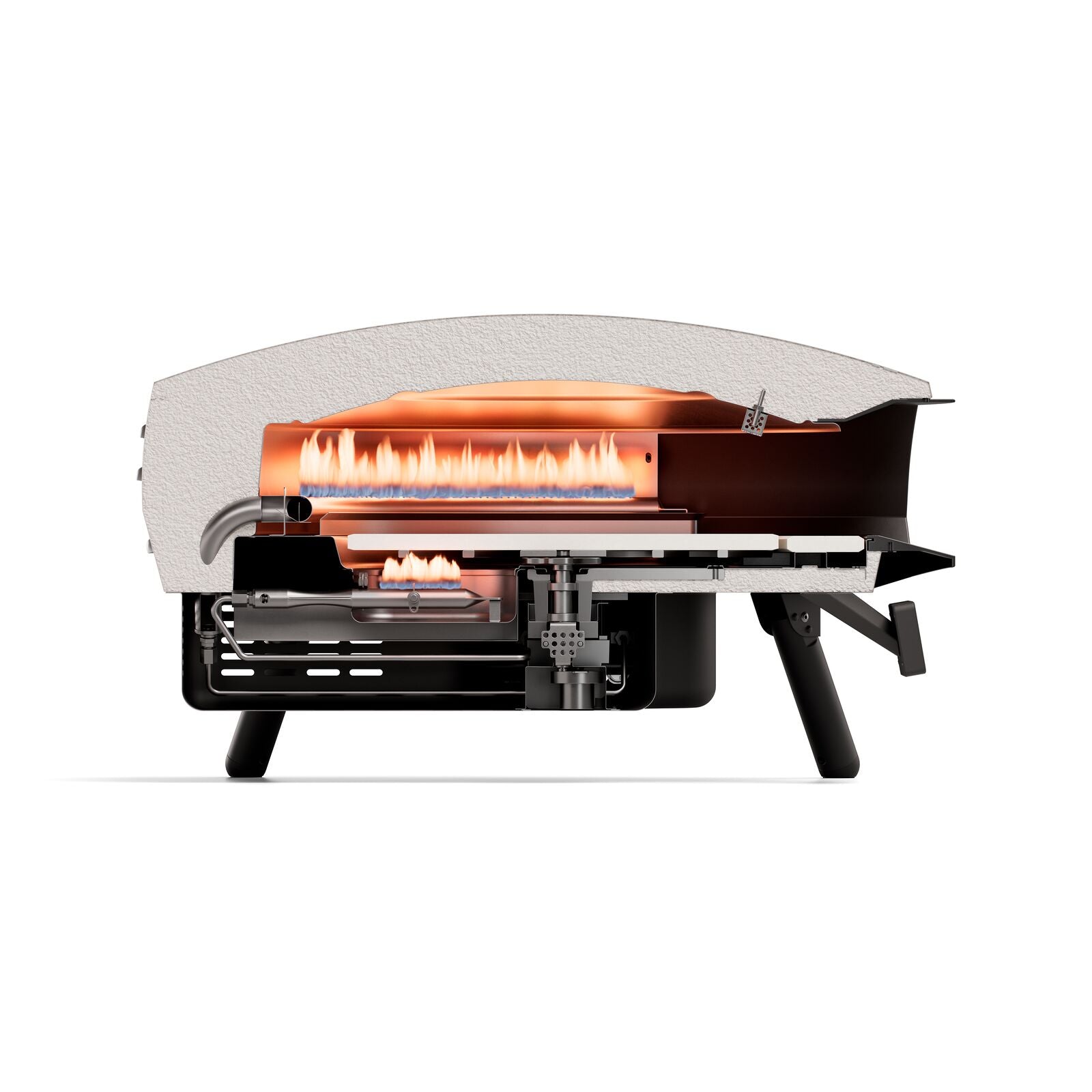Witt ETNA Rotante Control 16" EU Pizza oven Black