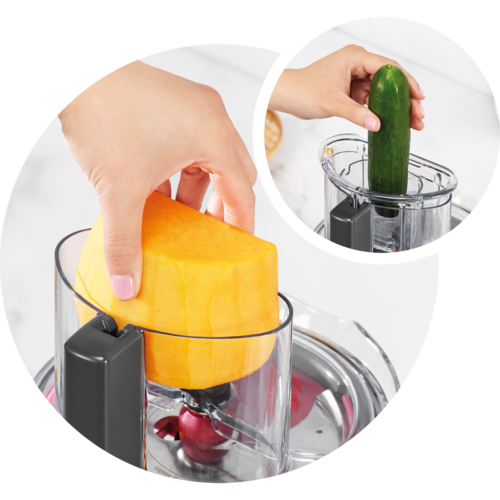 Extra bred 120 mm matningsöppning