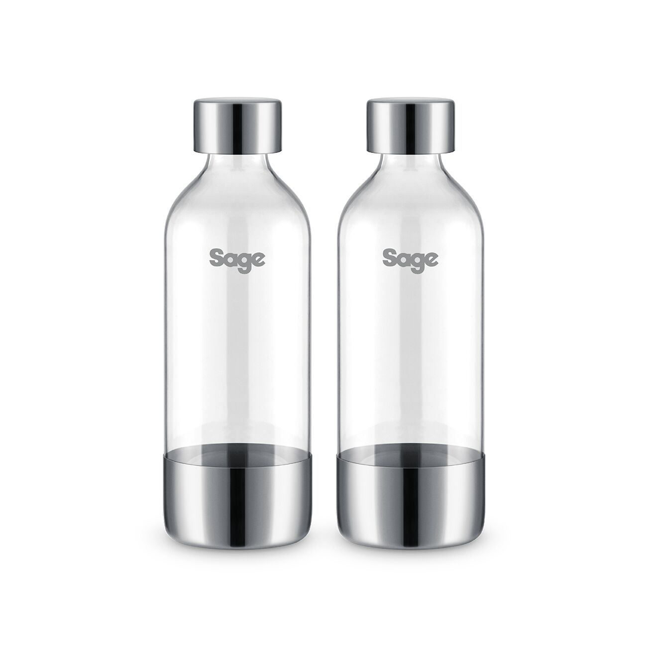 Sage SCA 001 2-PACK LARGE Brushed Stainless Steel