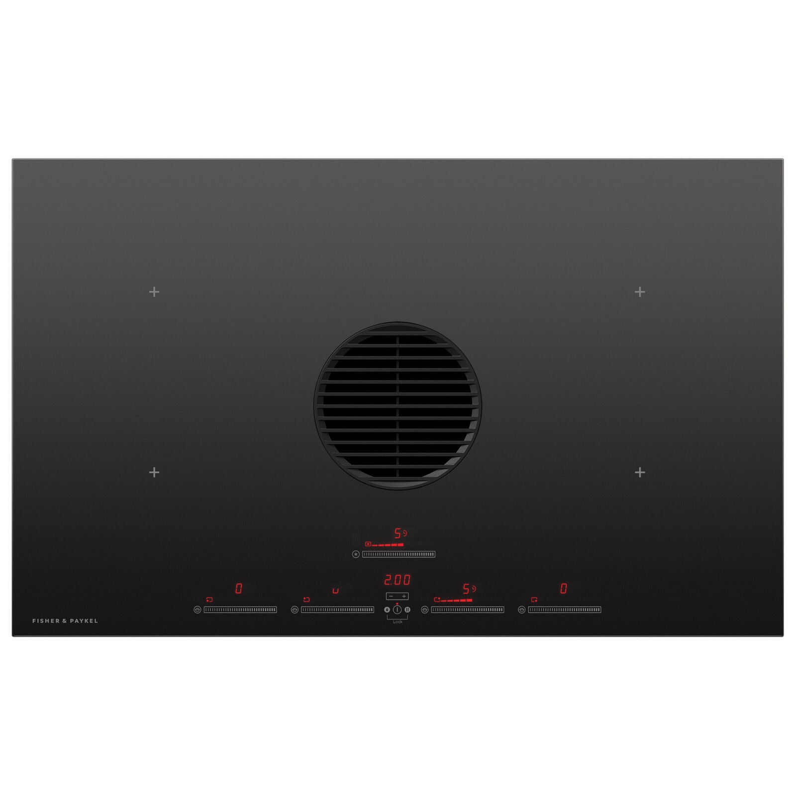 Fisher & Paykel CID834DTB4 Hood in hob Black