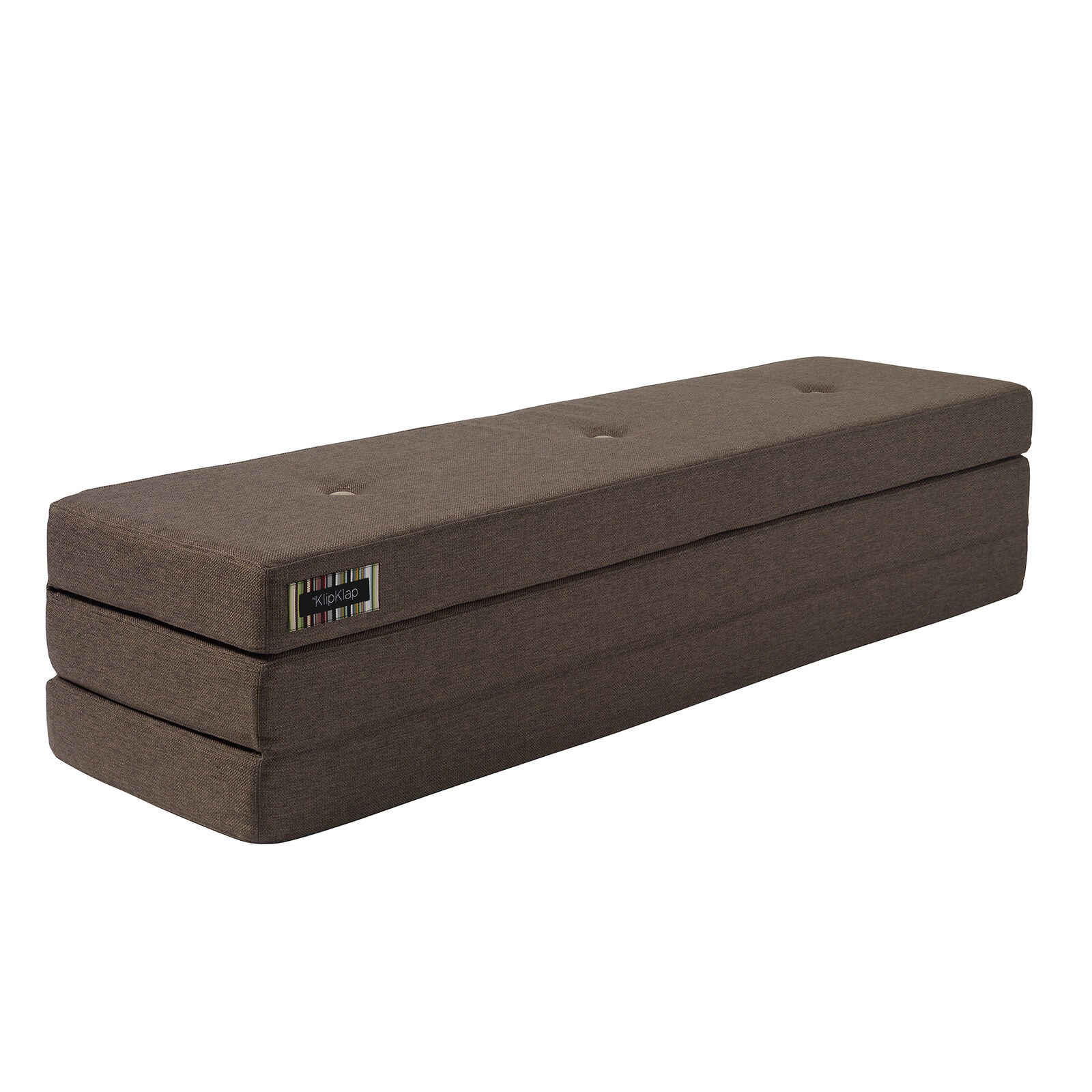 By KlipKlap KK 3 Fold 180 cm Brun med Sand