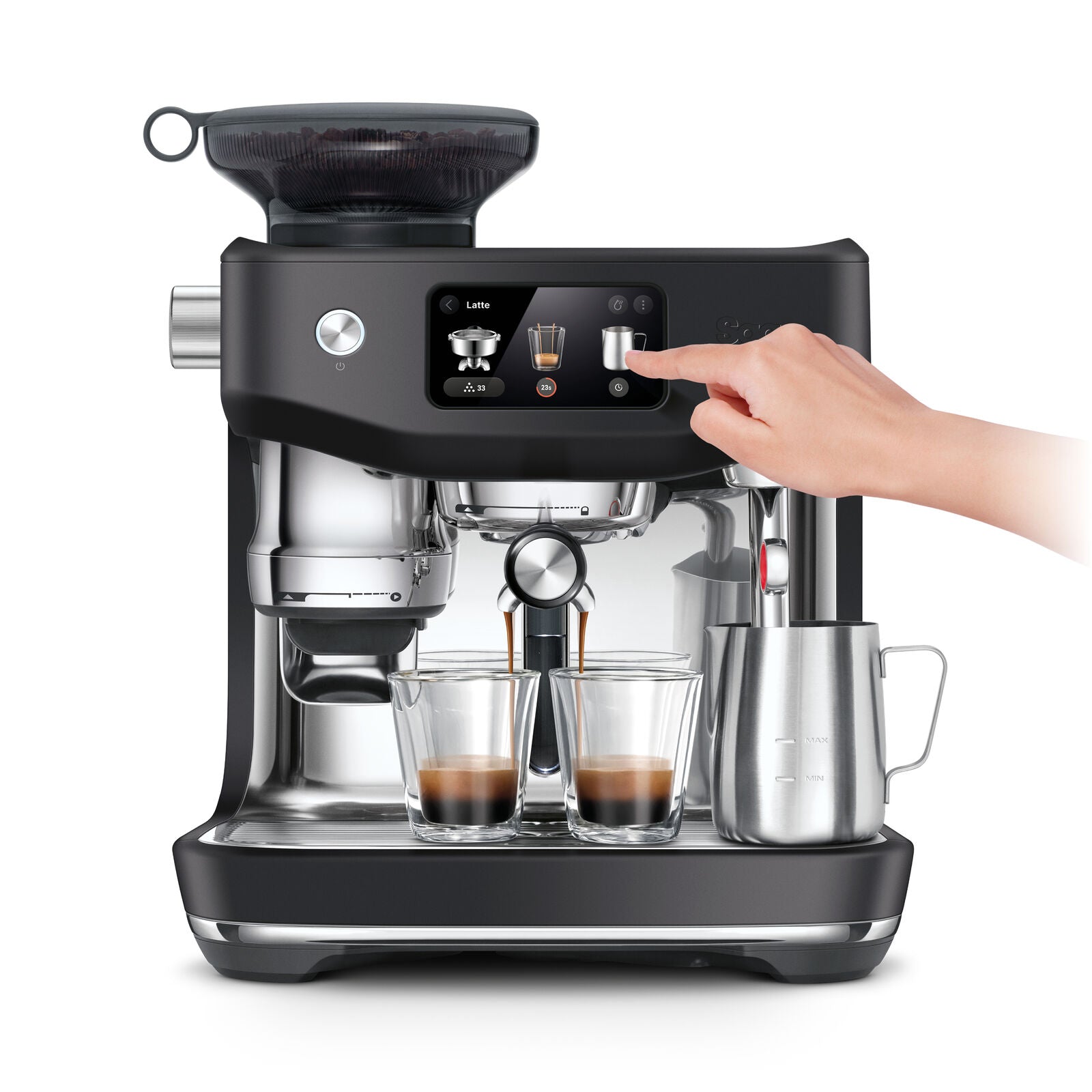 Sage SES 985 BTR Espressomaskine Sort Trøffel