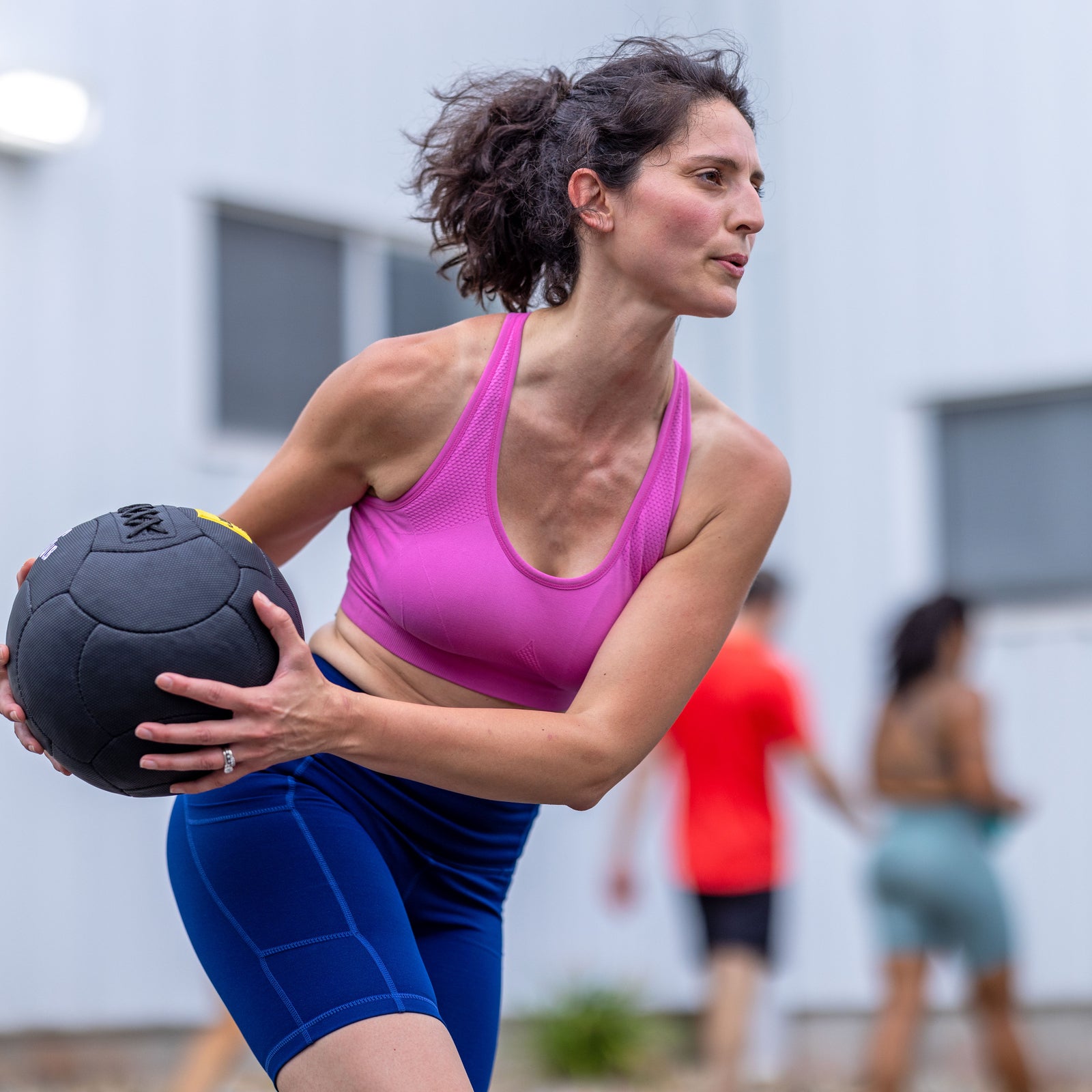 TRX HexGrip, 25 cm, 8 kg Medicine ball Black