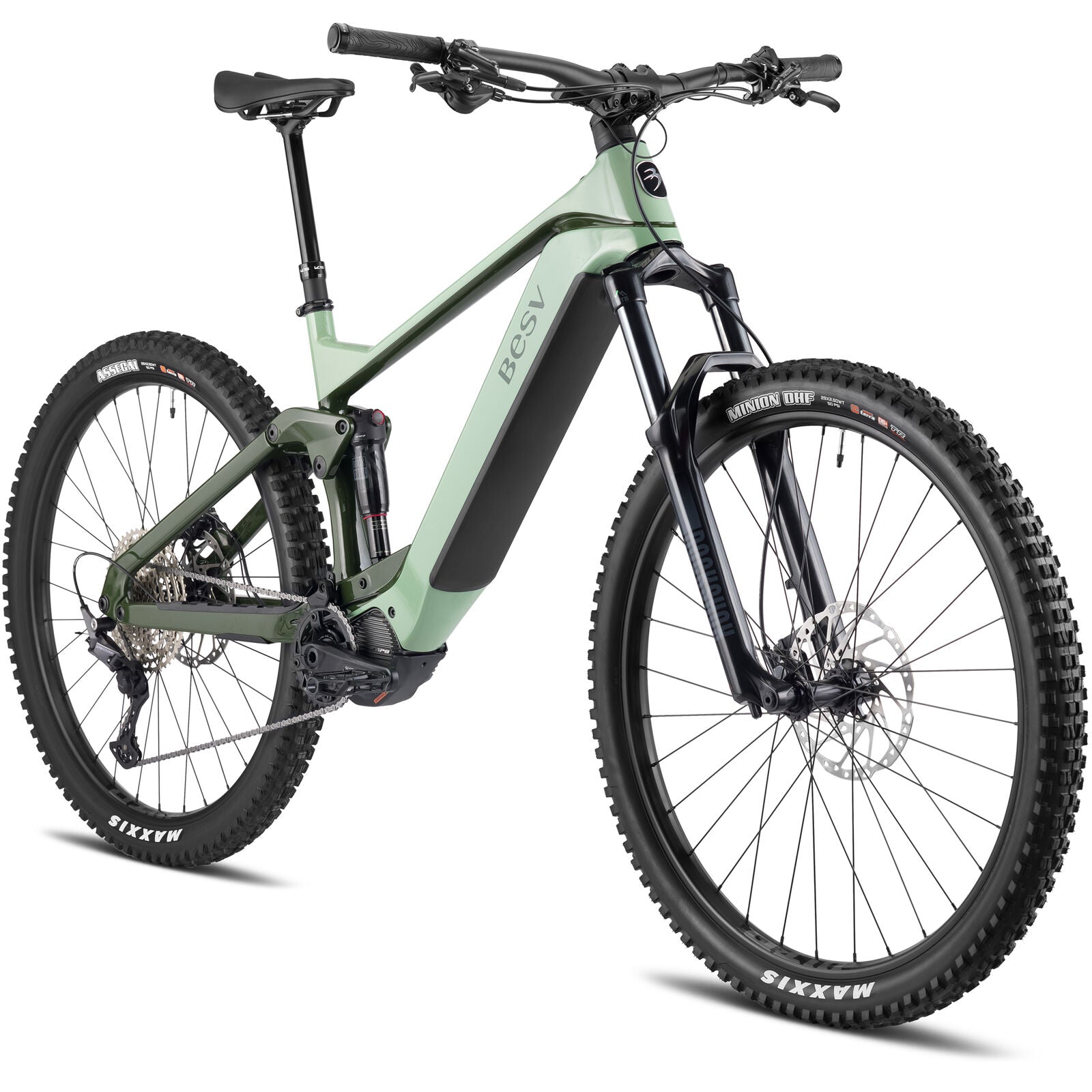 BESV TCA 1.3 MY23 FS-Step Over 415S el-MTB Bright And Dark Ceramic Green