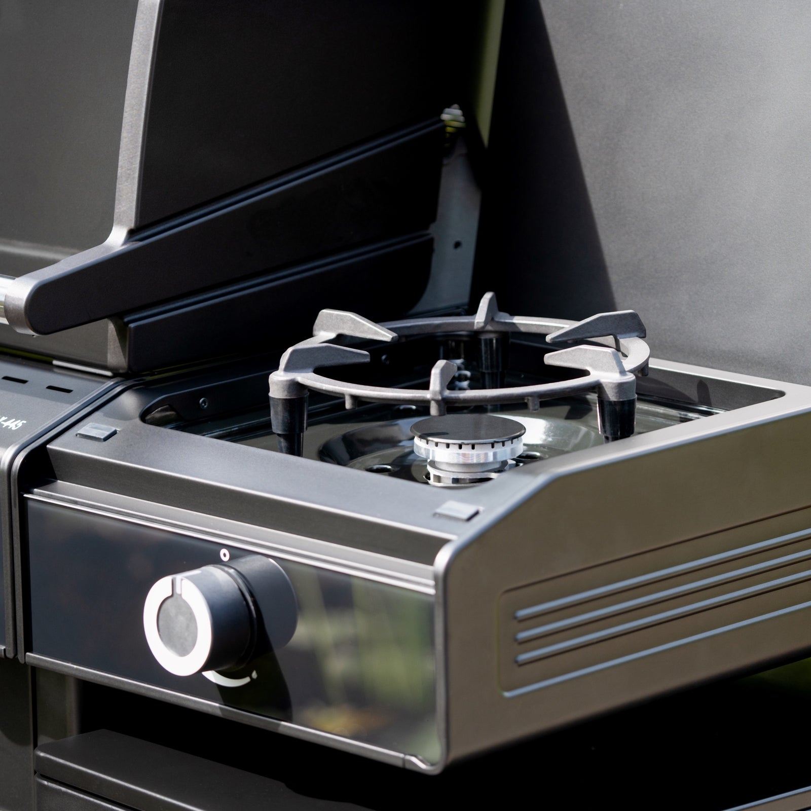 Outdoorchef BBQ station heat X-445 30MBAR UK Gas BBQ Black
