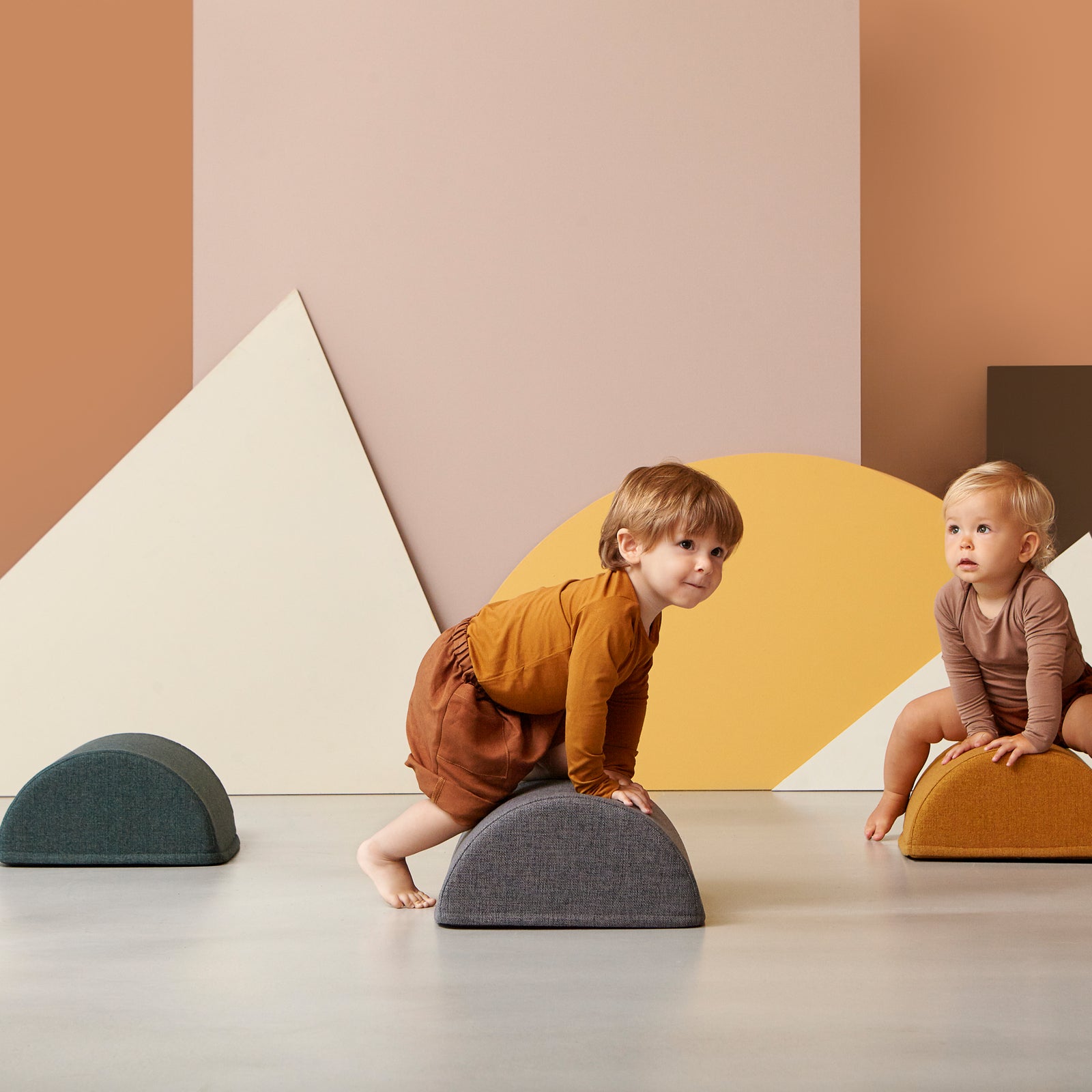 By KlipKlap KK Half Circle Blue Grey