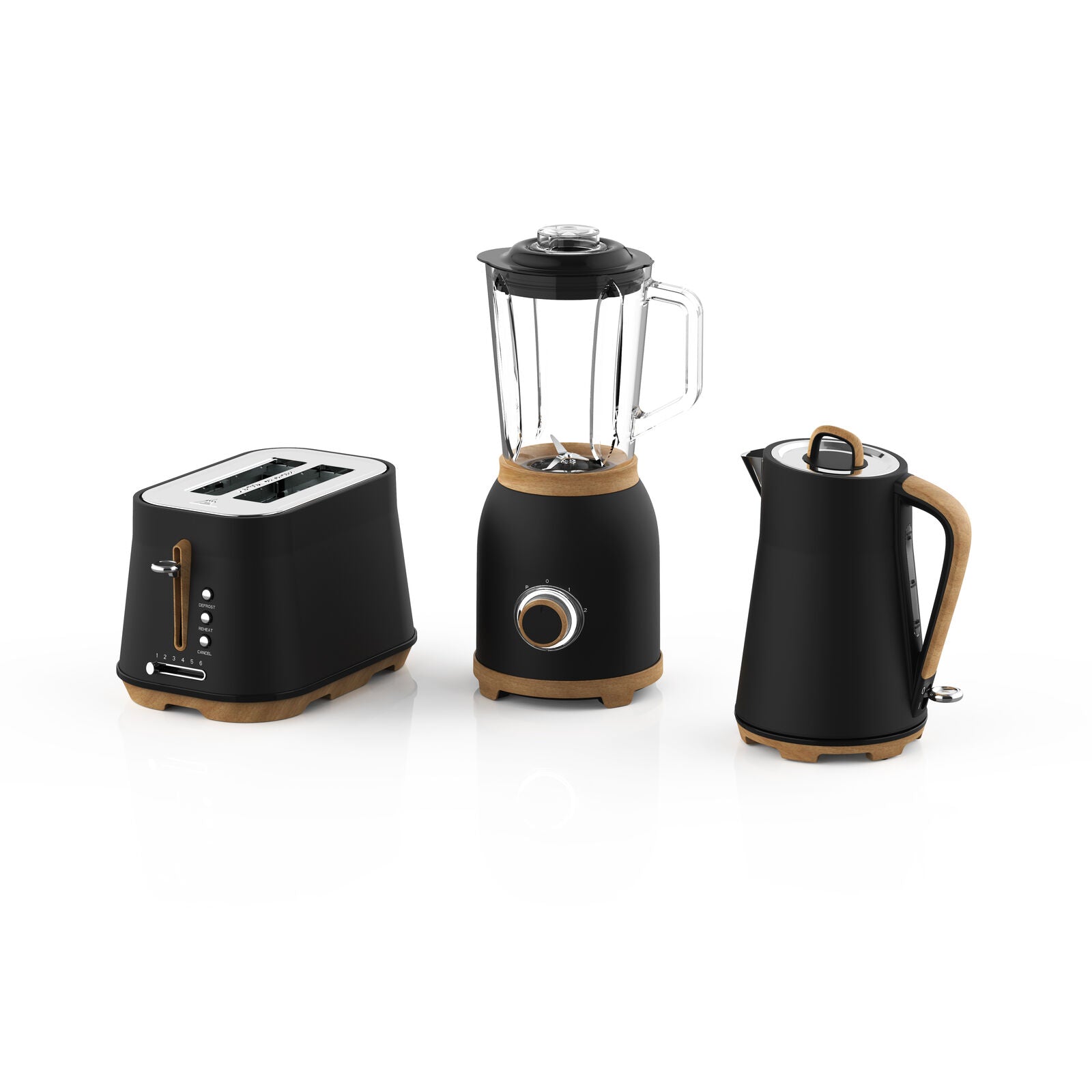 Witt Premium Element Breakfast set Black
