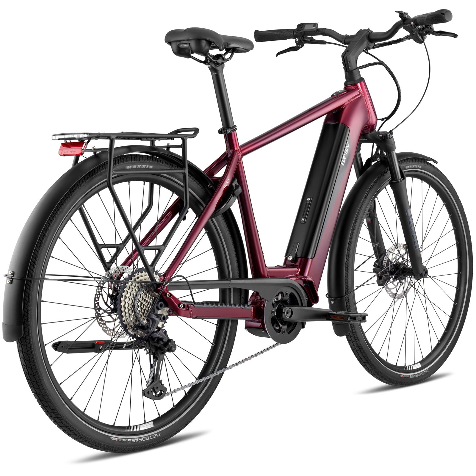 BESV TR 1.1 MY22 Step Over 560 Large Trekking Burgundy Gloss